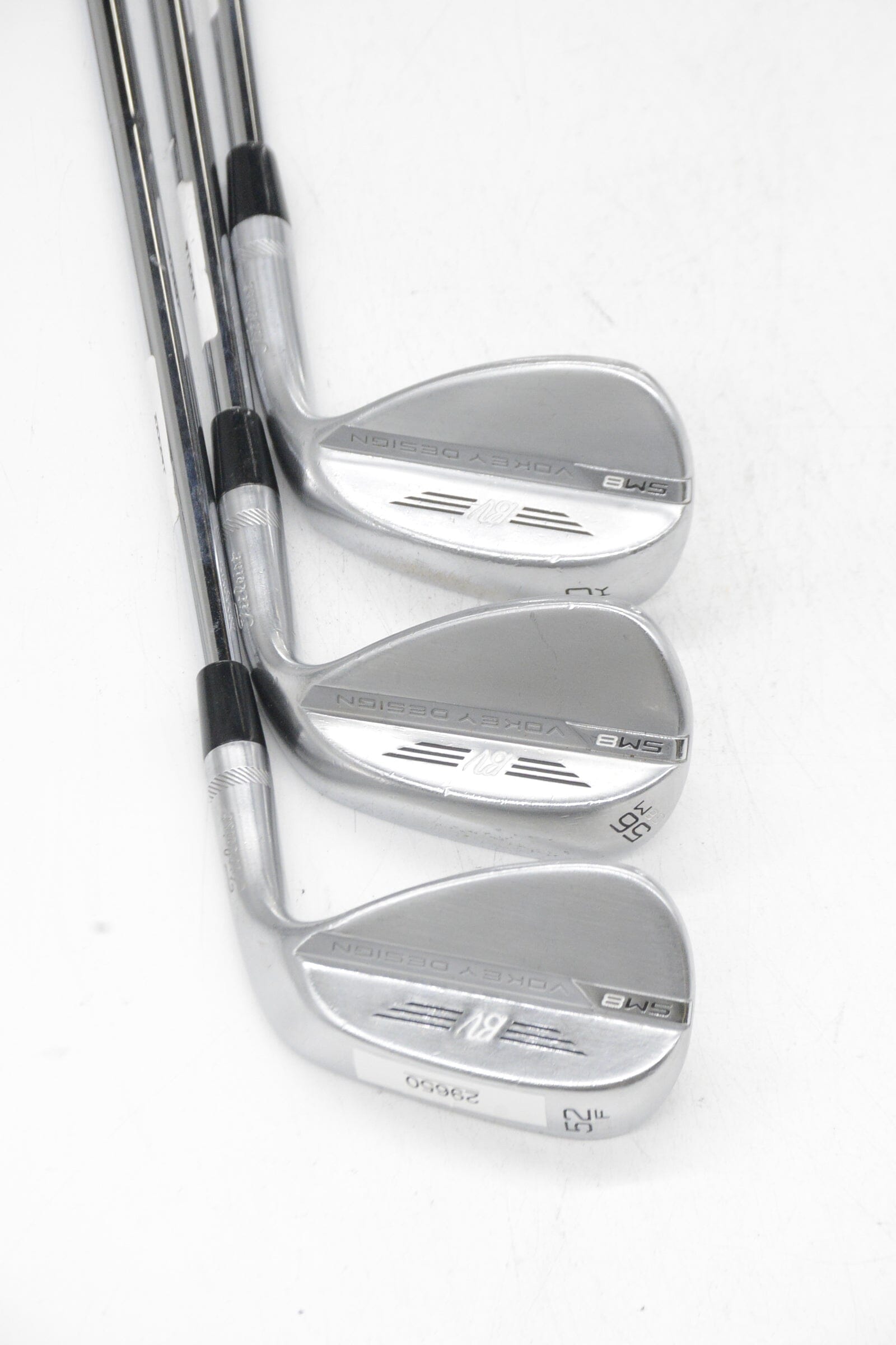 Titleist Vokey SM8 Tour Chrome 52, 56, 60 Degree Wedge Set Wedge Flex Golf Clubs GolfRoots