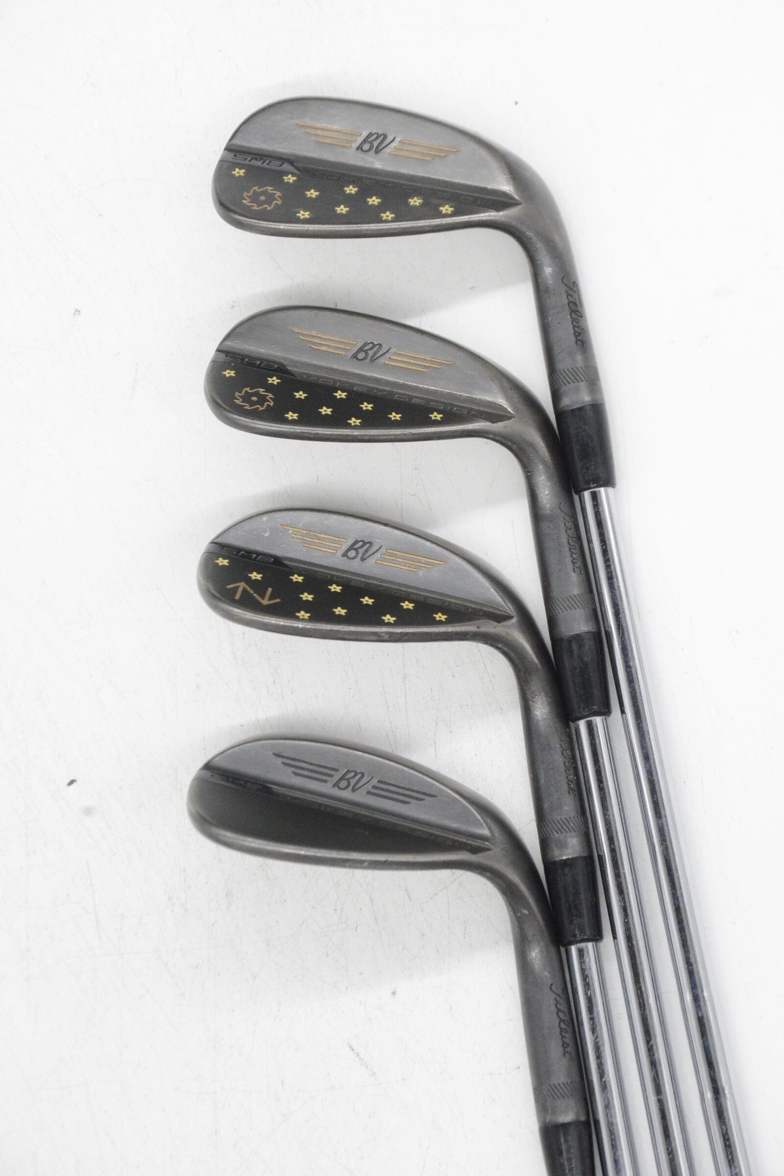 Titleist Vokey SM8 Jet Black 48, 52, 56, 60 Degree Wedge Set Wedge Flex Golf Clubs GolfRoots