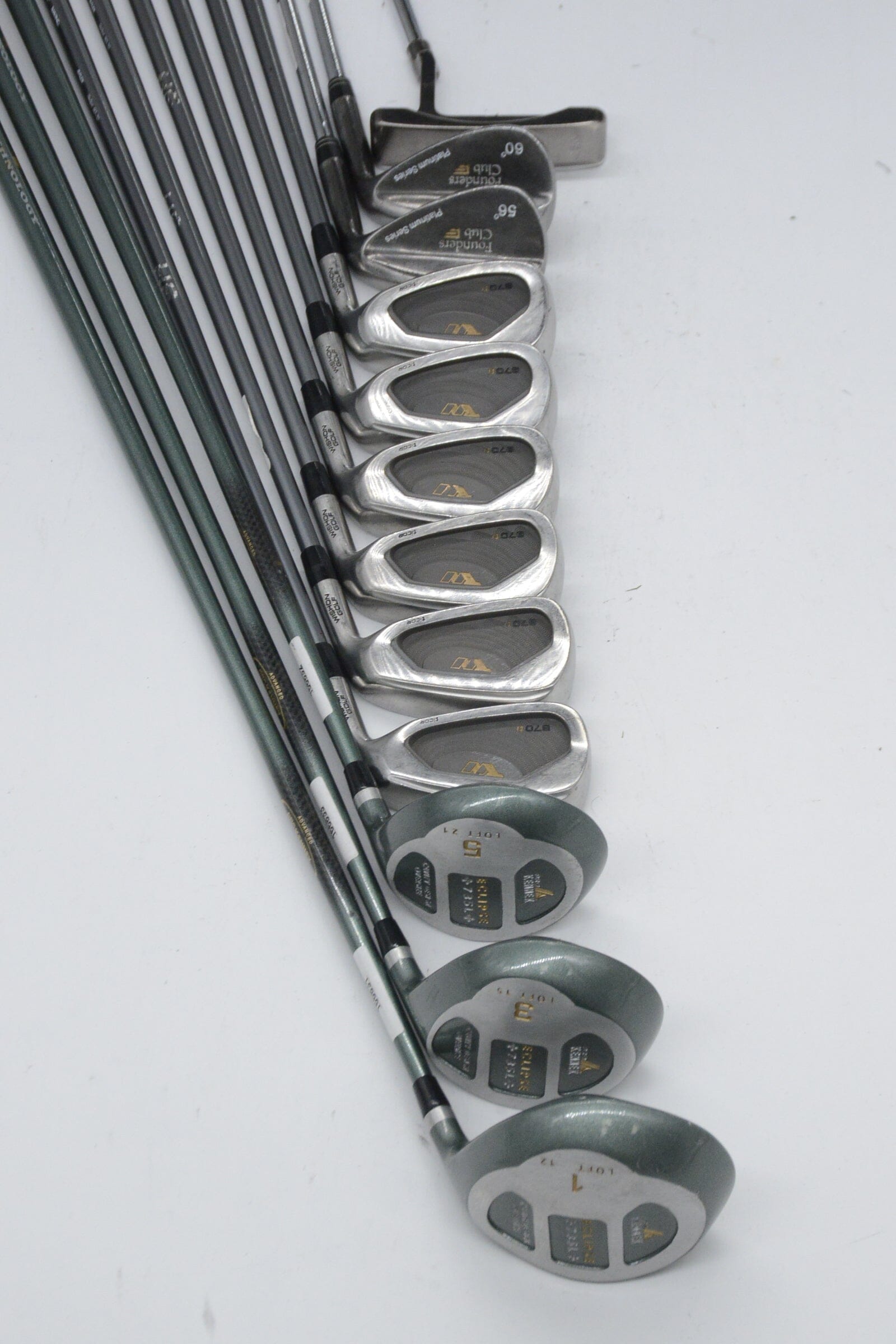 Wishon 870 ti Mixed Full Set R Flex -0.5" Golf Clubs GolfRoots