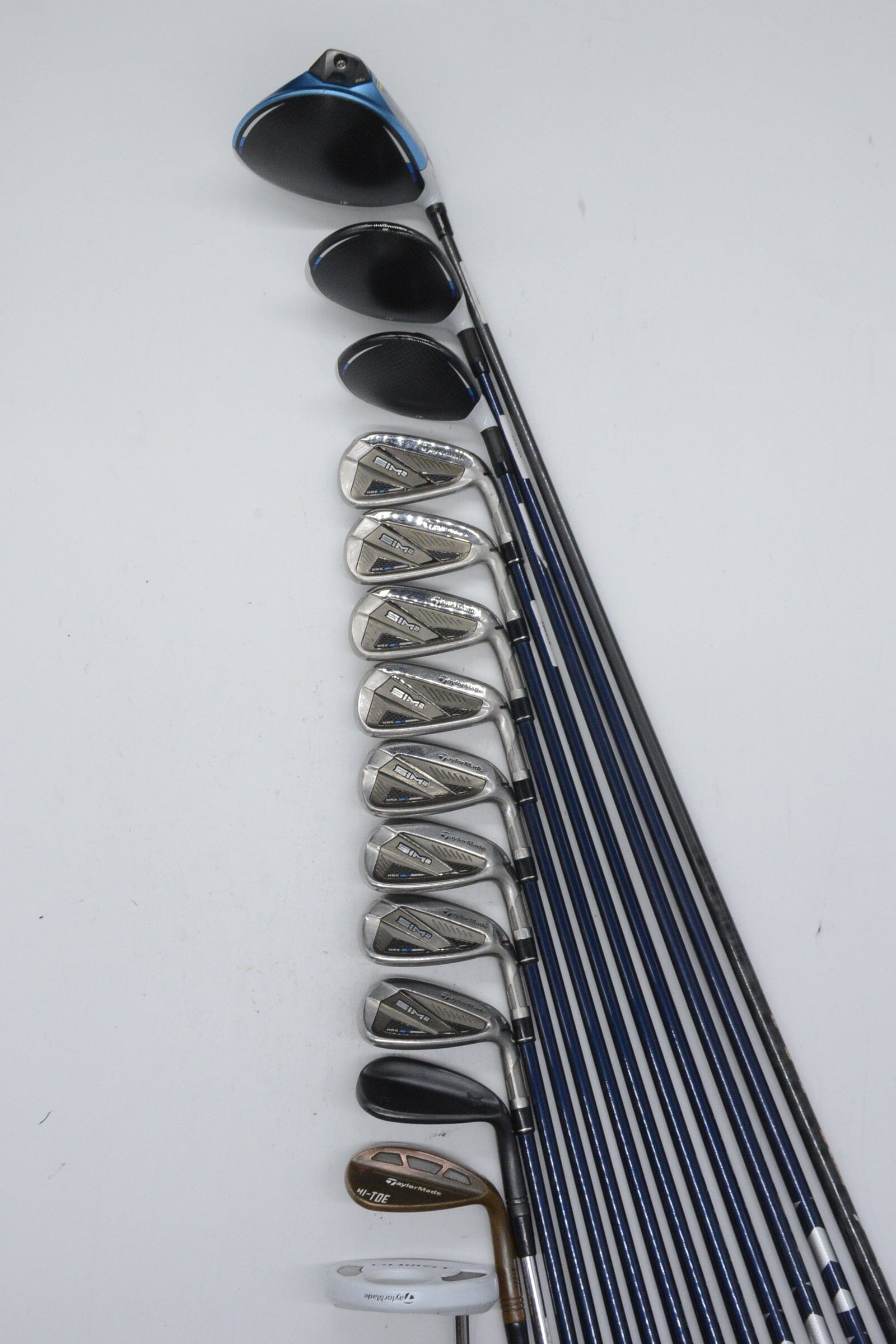 TaylorMade SIM2 Max Mixed Full Set S Flex -0.5" Golf Clubs GolfRoots