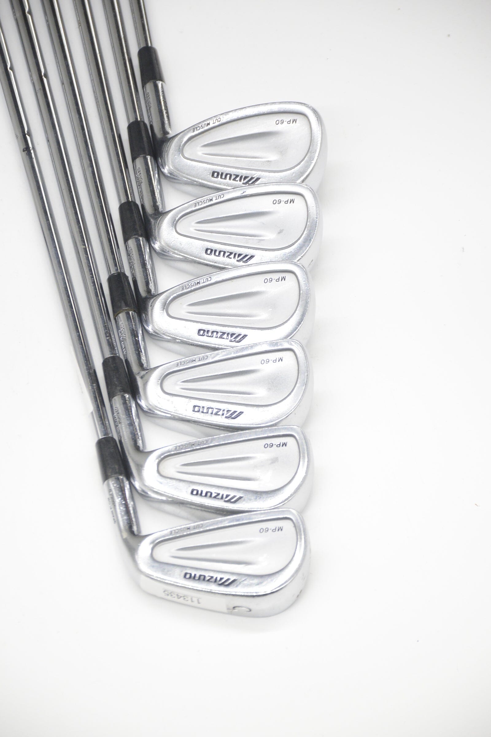Mizuno MP 60 5-PW Iron Set S Flex +0.75" Golf Clubs GolfRoots