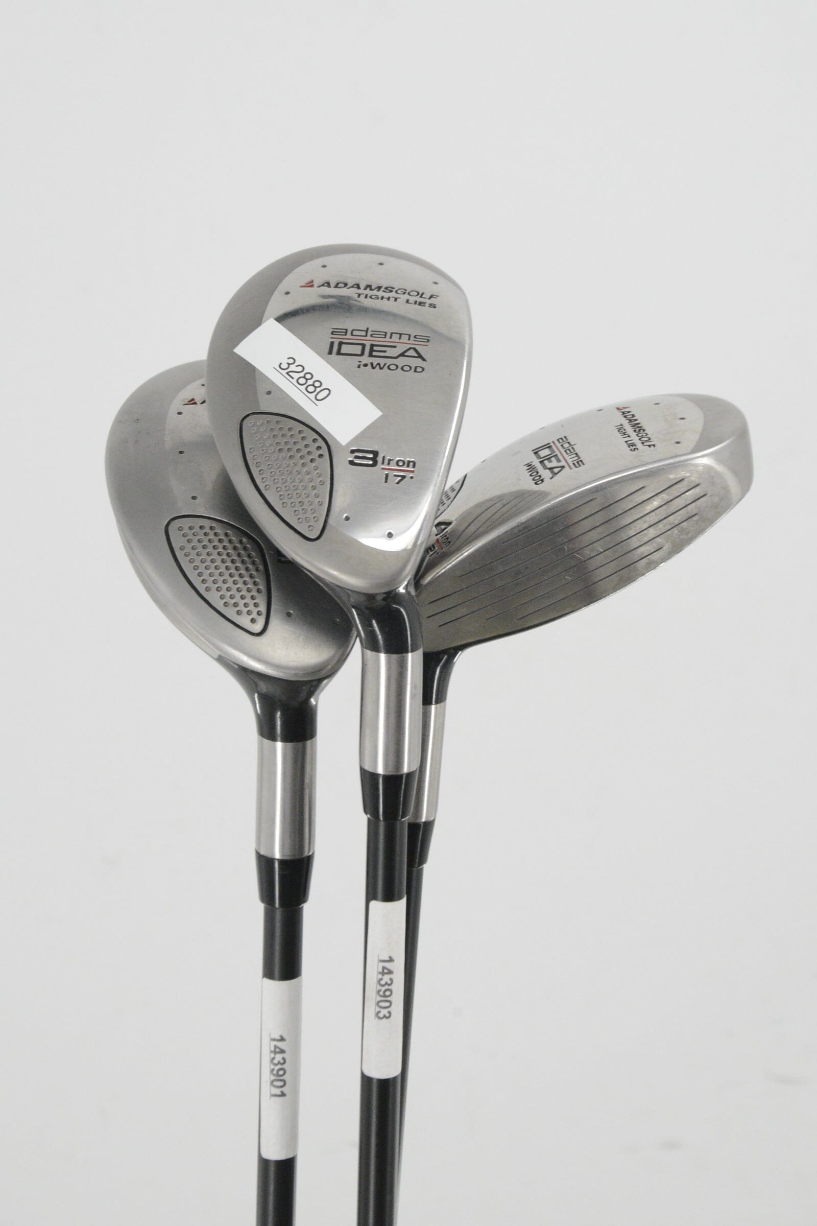 Adams I-Wood 3H, 4H, 5H Hybrid Set S Flex Golf Clubs GolfRoots