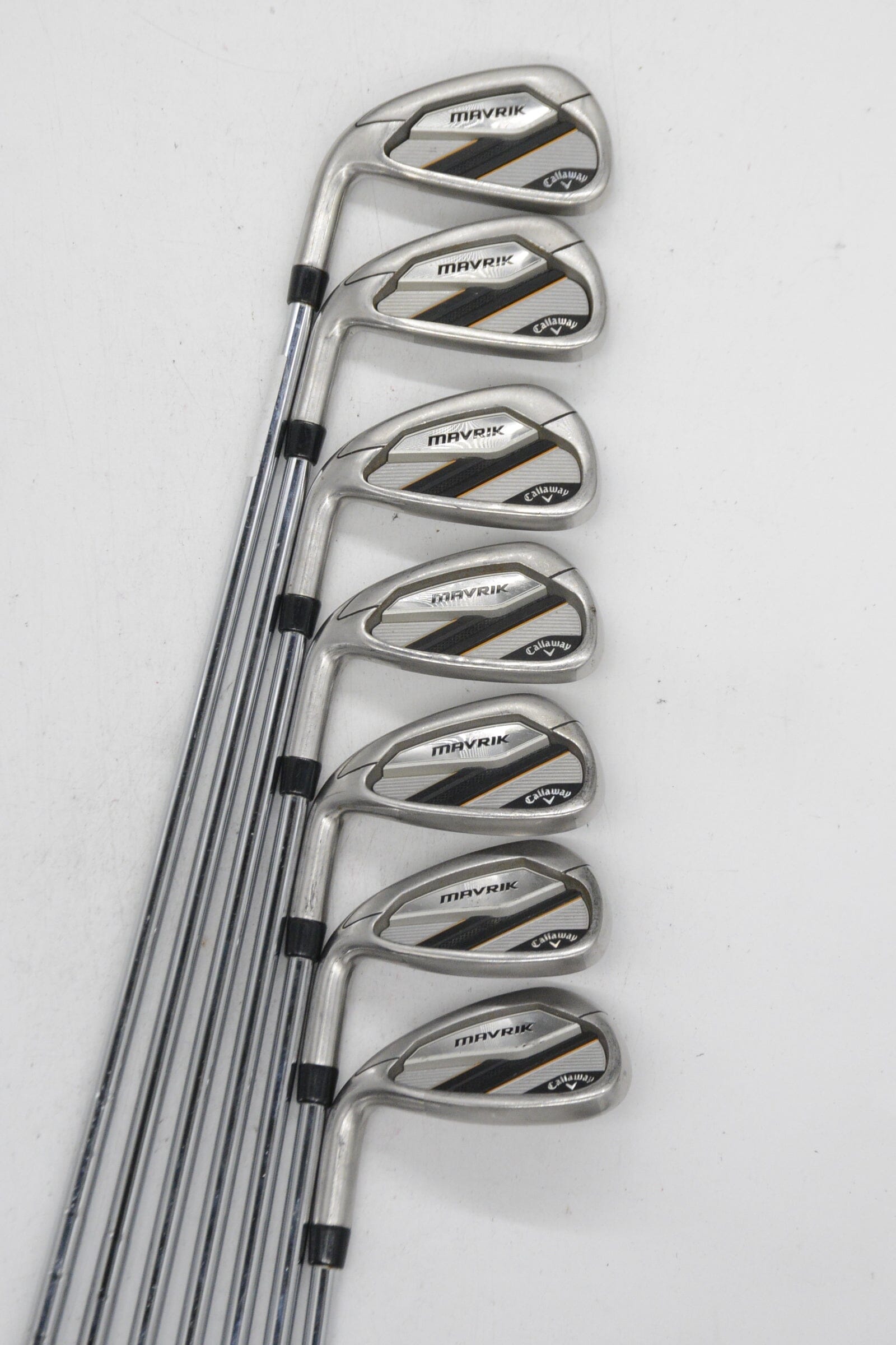 Lefty Callaway Mavrik 5-AW Iron Set S Flex Std Length Golf Clubs GolfRoots