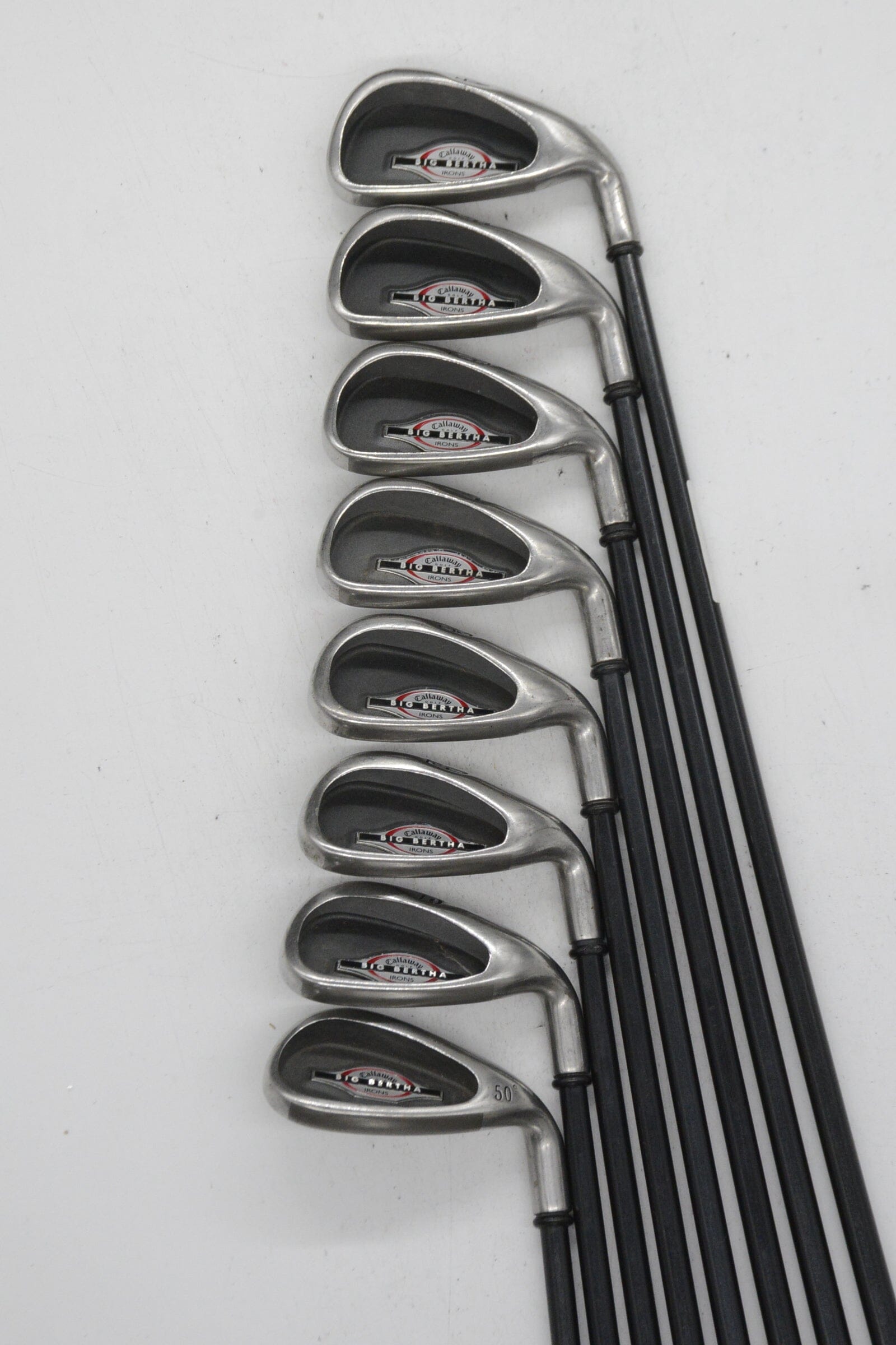 Callaway Big Bertha 2002 4-GW Iron Set S Flex -0.5" Golf Clubs GolfRoots