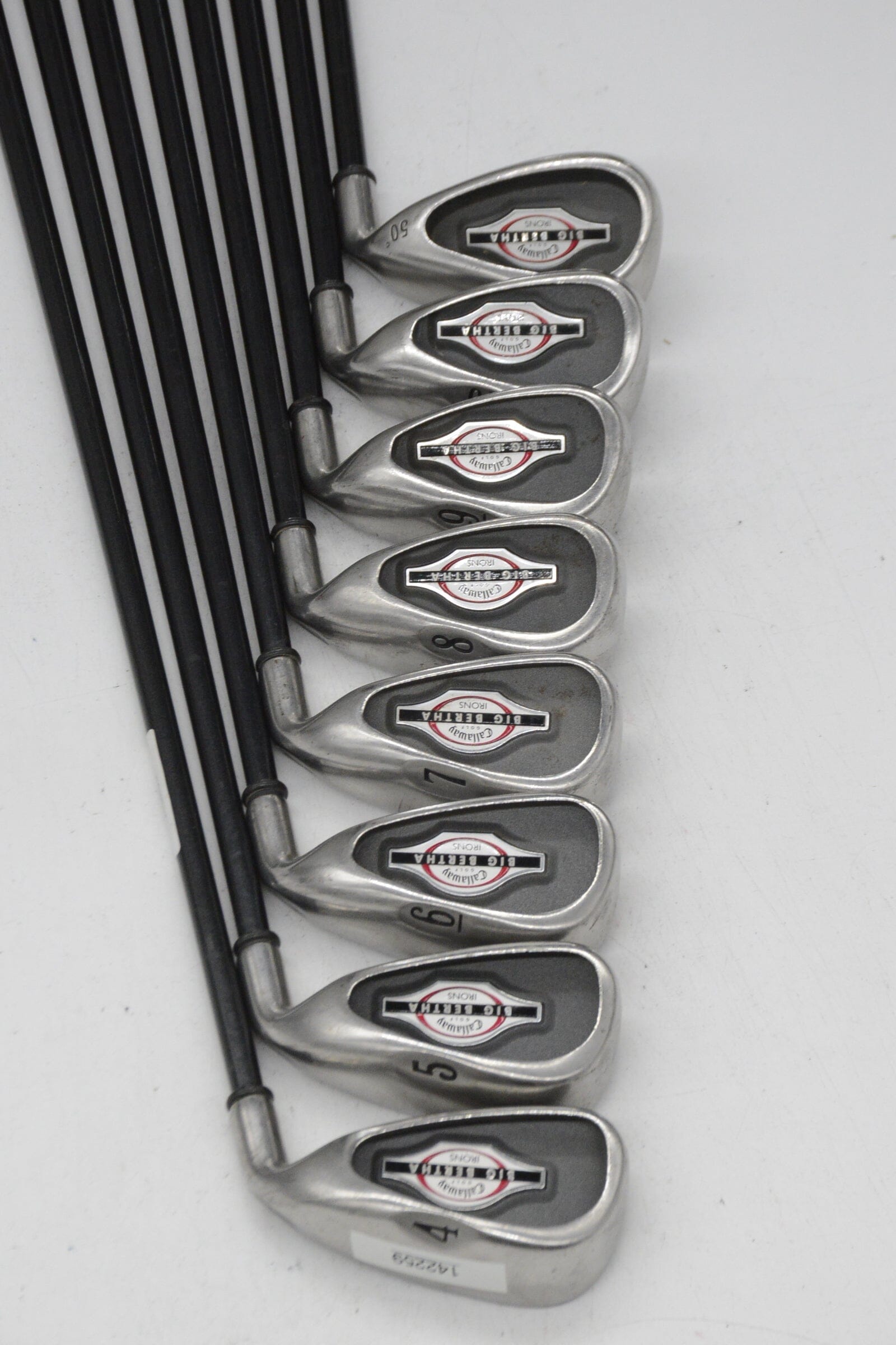 Callaway Big Bertha 2002 4-GW Iron Set S Flex -0.5" Golf Clubs GolfRoots