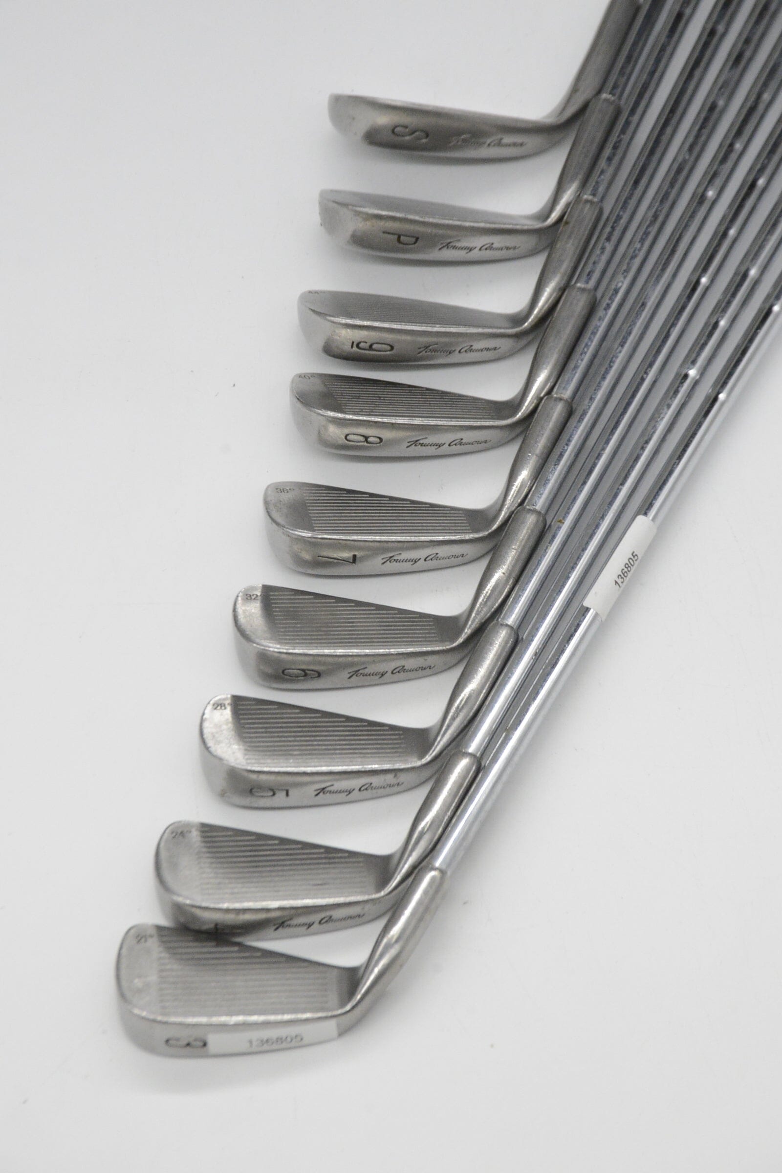 Tommy Armour 845S Oversize 3-PW, SW Iron Set S Flex +0.25" Golf Clubs GolfRoots