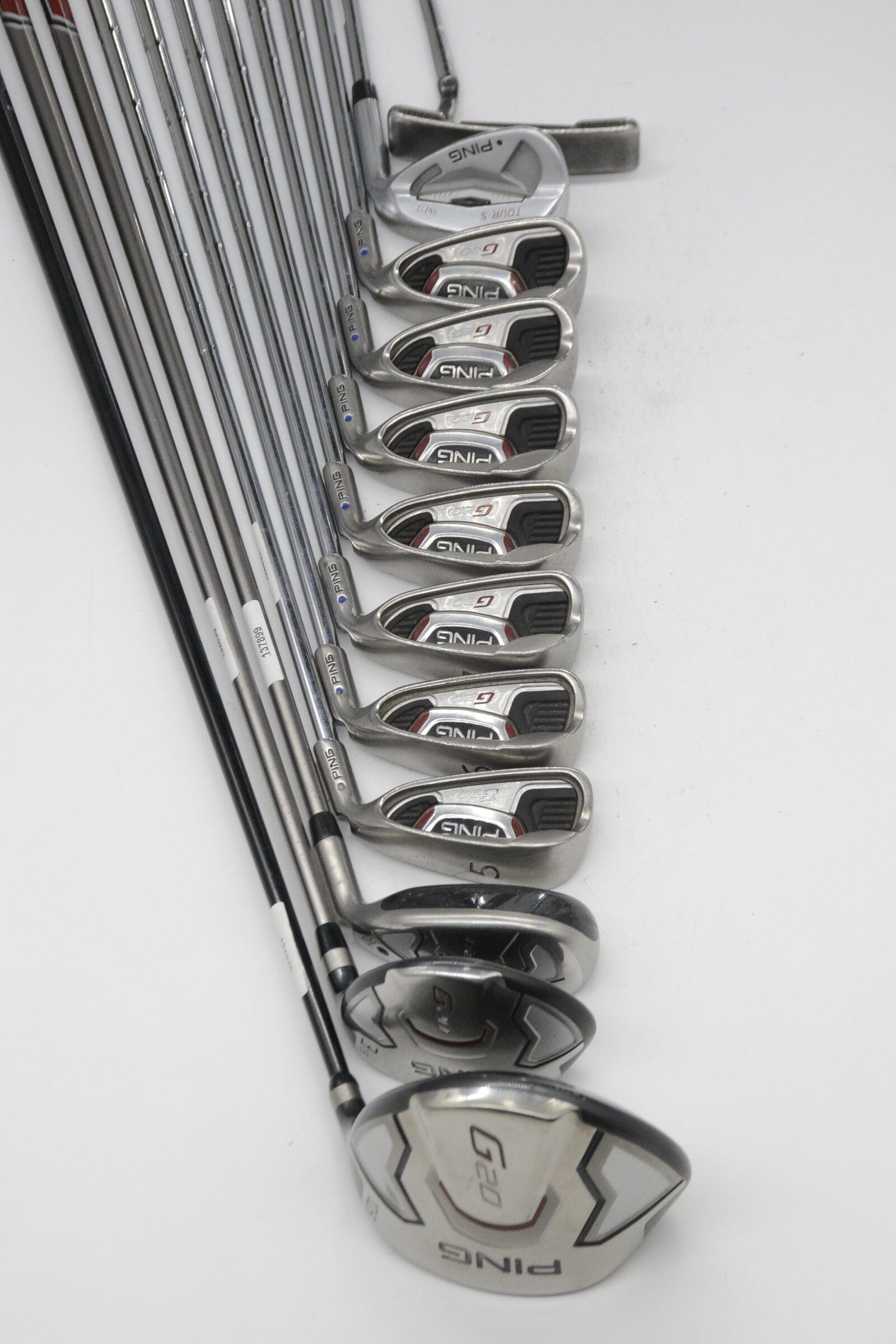 Ping G20 Mixed Full Set R Flex +0.25" Golf Clubs GolfRoots