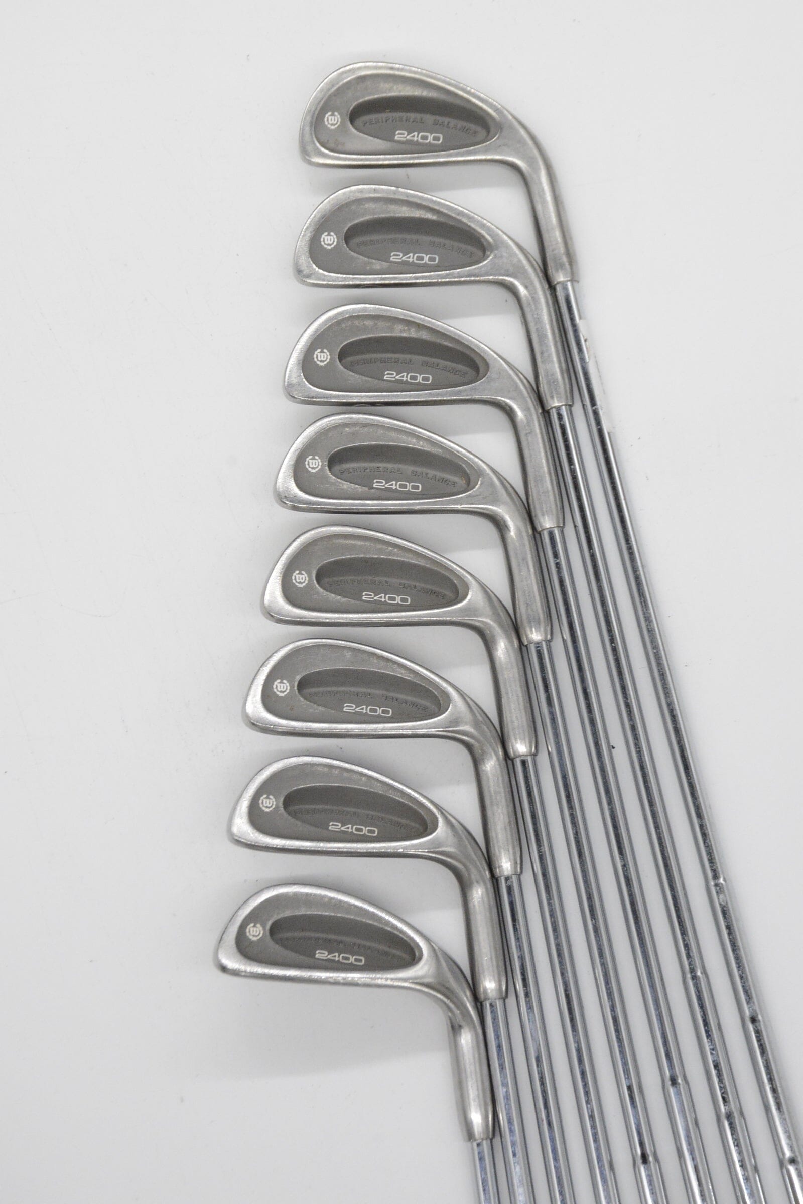 Wilson 2400 3-PW Iron Set S Flex -0.25" Golf Clubs GolfRoots