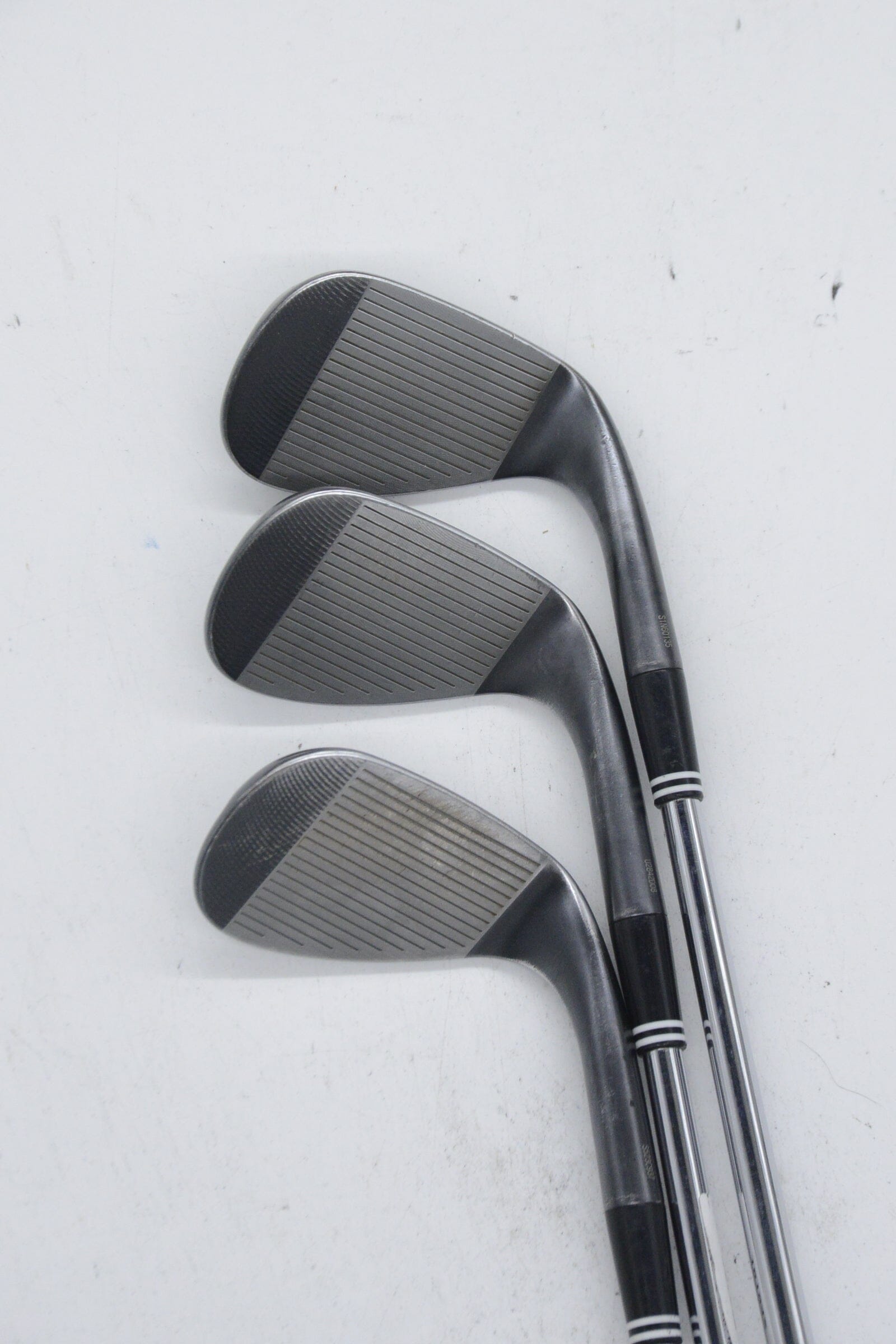 Lefty Cleveland RTX 6 ZipCore Black Satin 50, 54, 60 Degree Wedge Set S Flex Golf Clubs GolfRoots