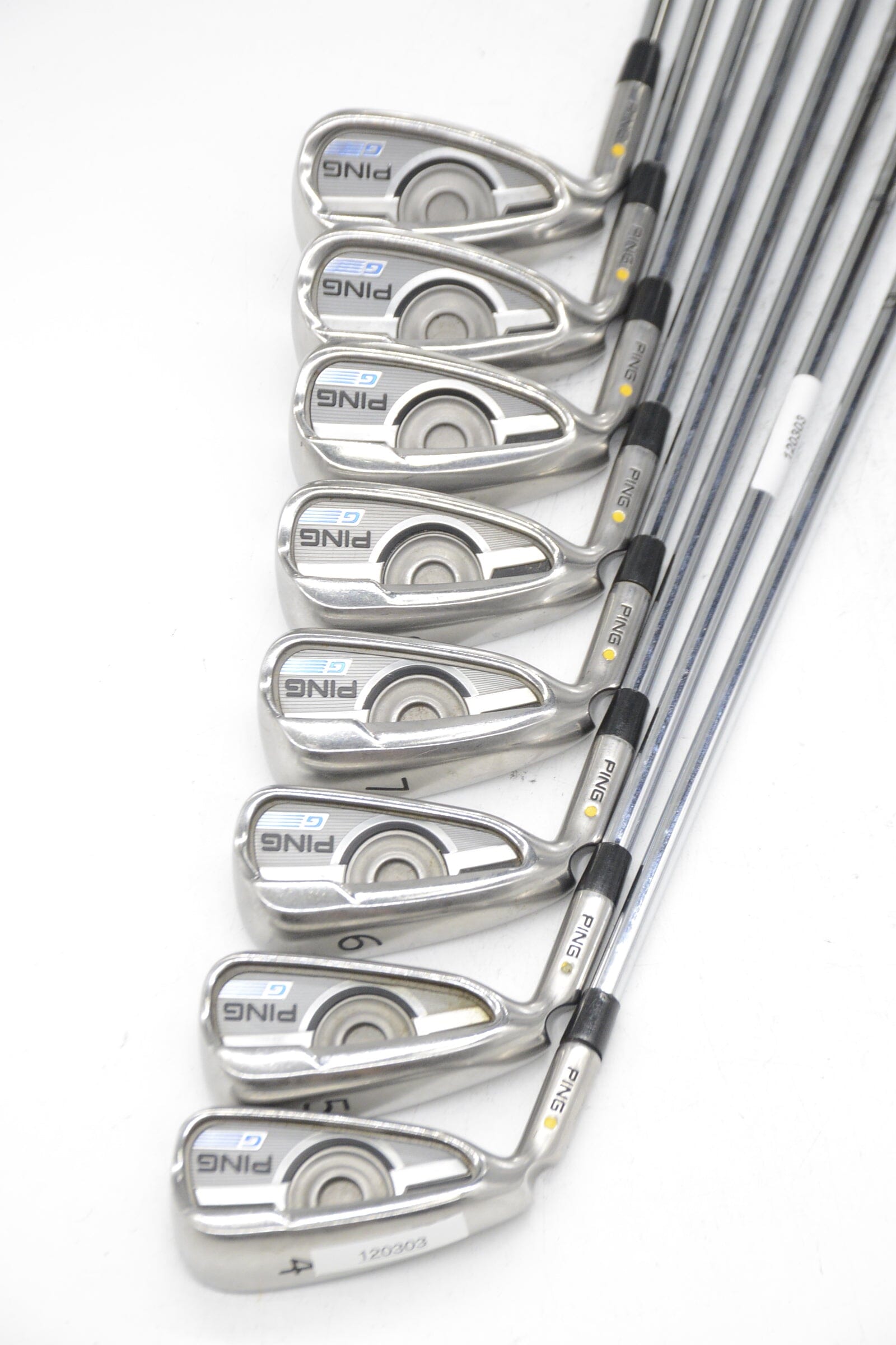 Lefty Ping G 4-UW Iron Set R Flex +0.5" Golf Clubs GolfRoots