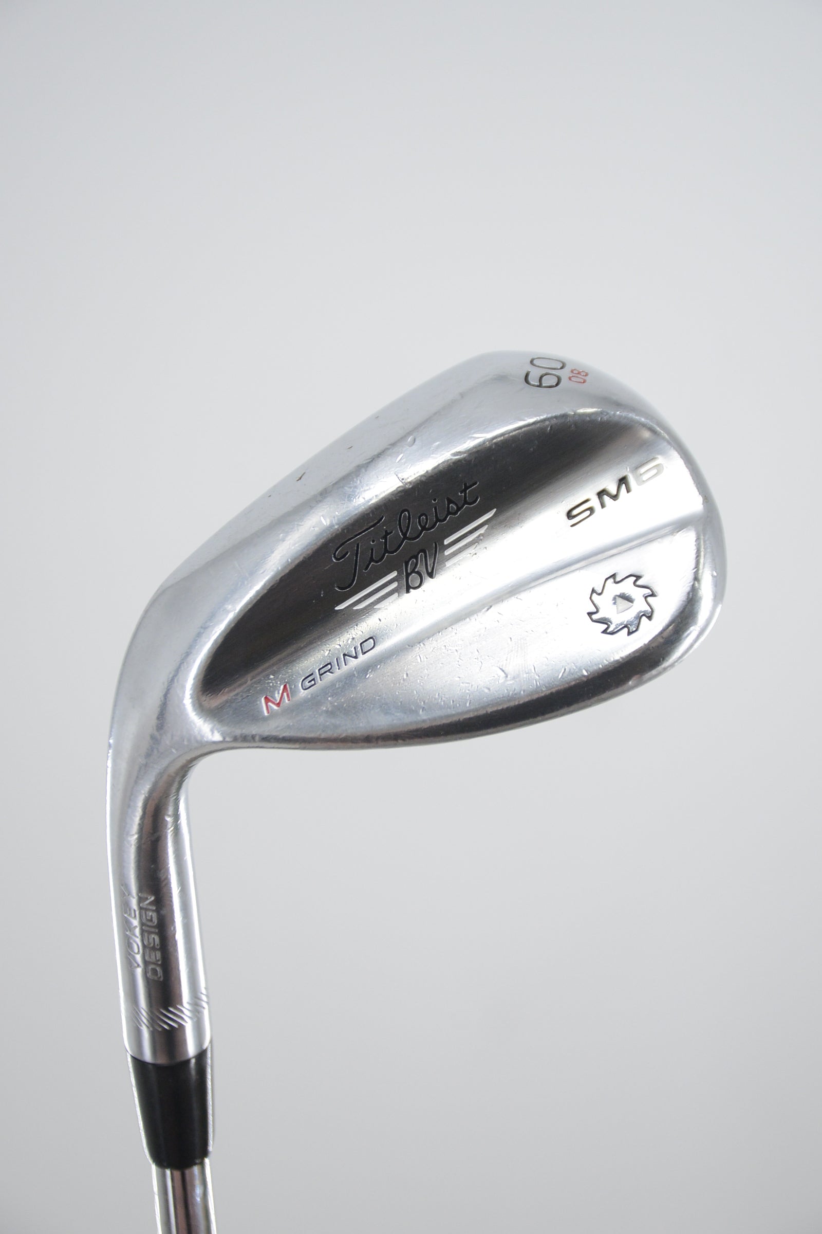 Lefty Titleist Vokey SM6 Tour Chrome 60 Degree Wedge Wedge Flex 34.75"
