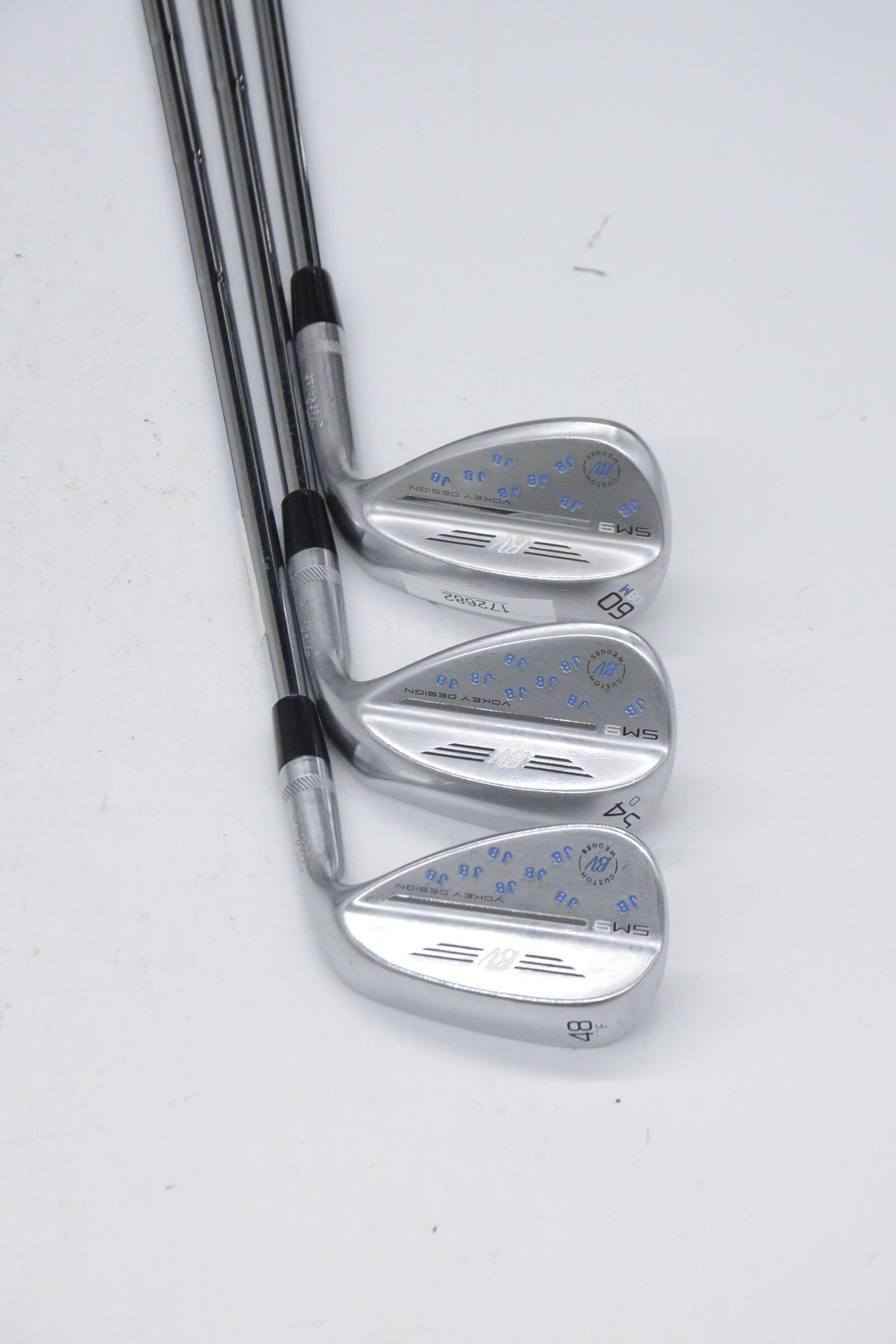 Titleist Vokey SM9 Tour Chrome 48, 54, 60 Degree Wedge Set S Flex