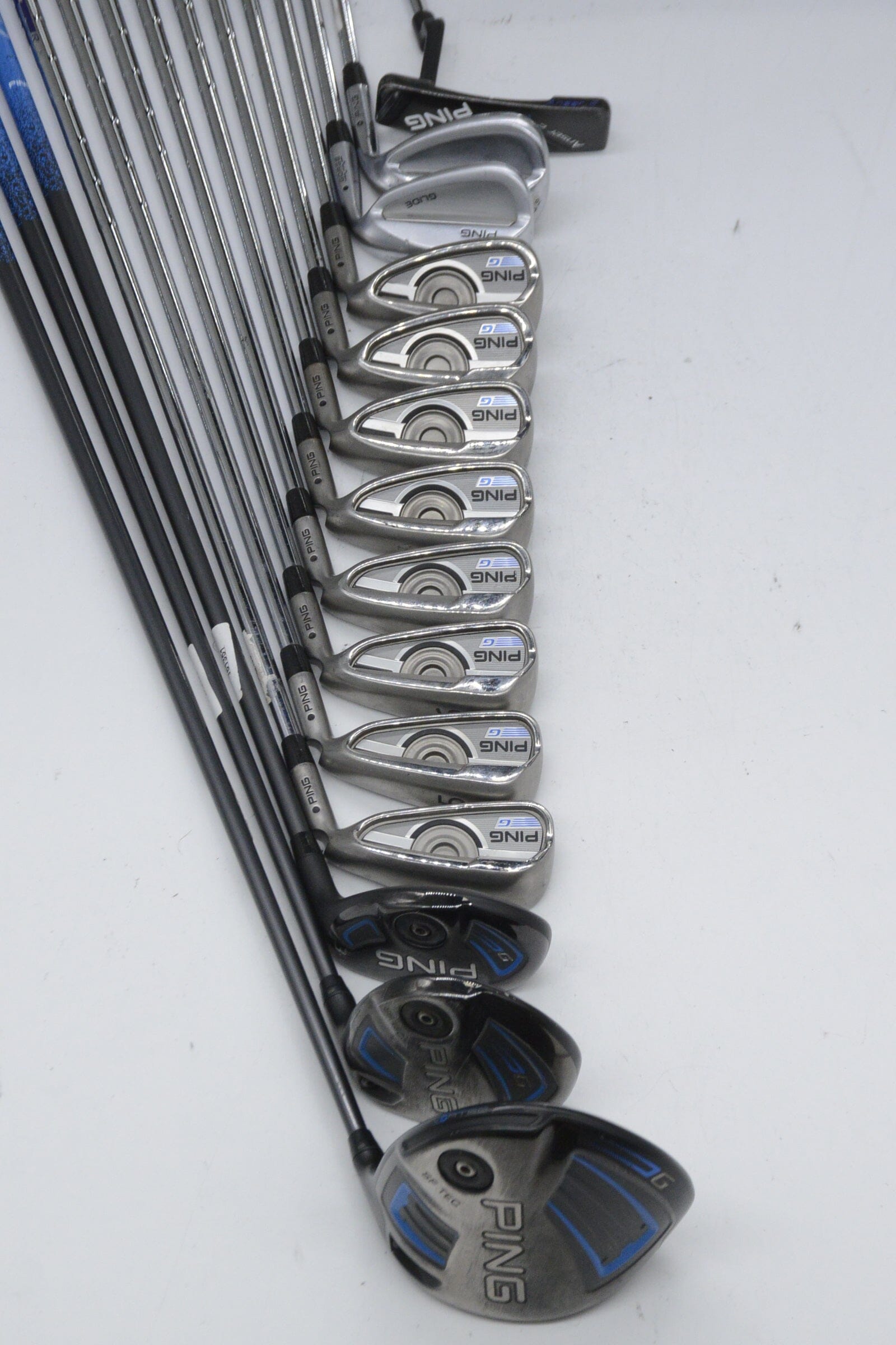 Ping G Mixed Full Set R Flex +0.25" Golf Clubs GolfRoots