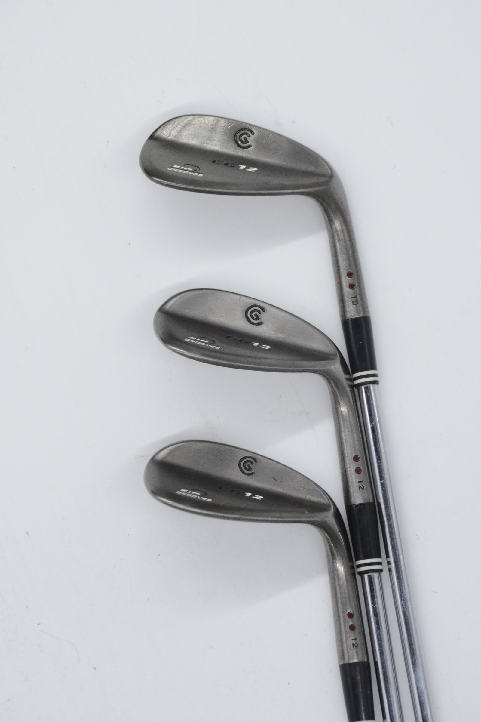 Cleveland CG12 Black Pearl 50, 54, 58 Degree Wedge Set Wedge Flex