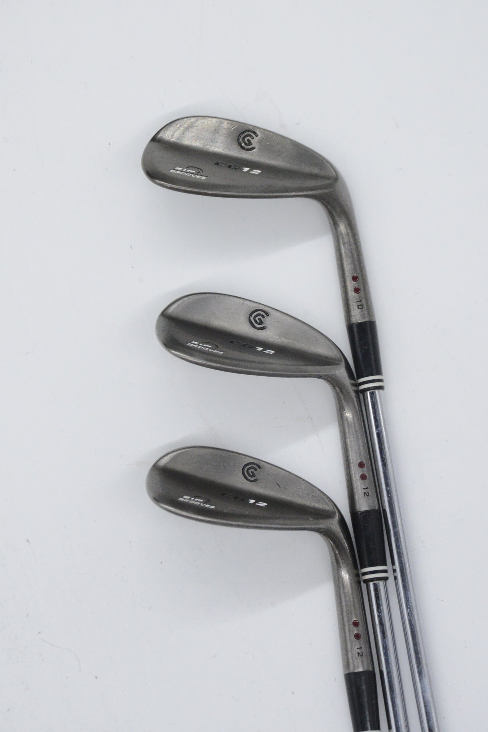 Cleveland CG12 Black Pearl 50, 54, 58 Degree Wedge Set Wedge Flex Golf Clubs GolfRoots