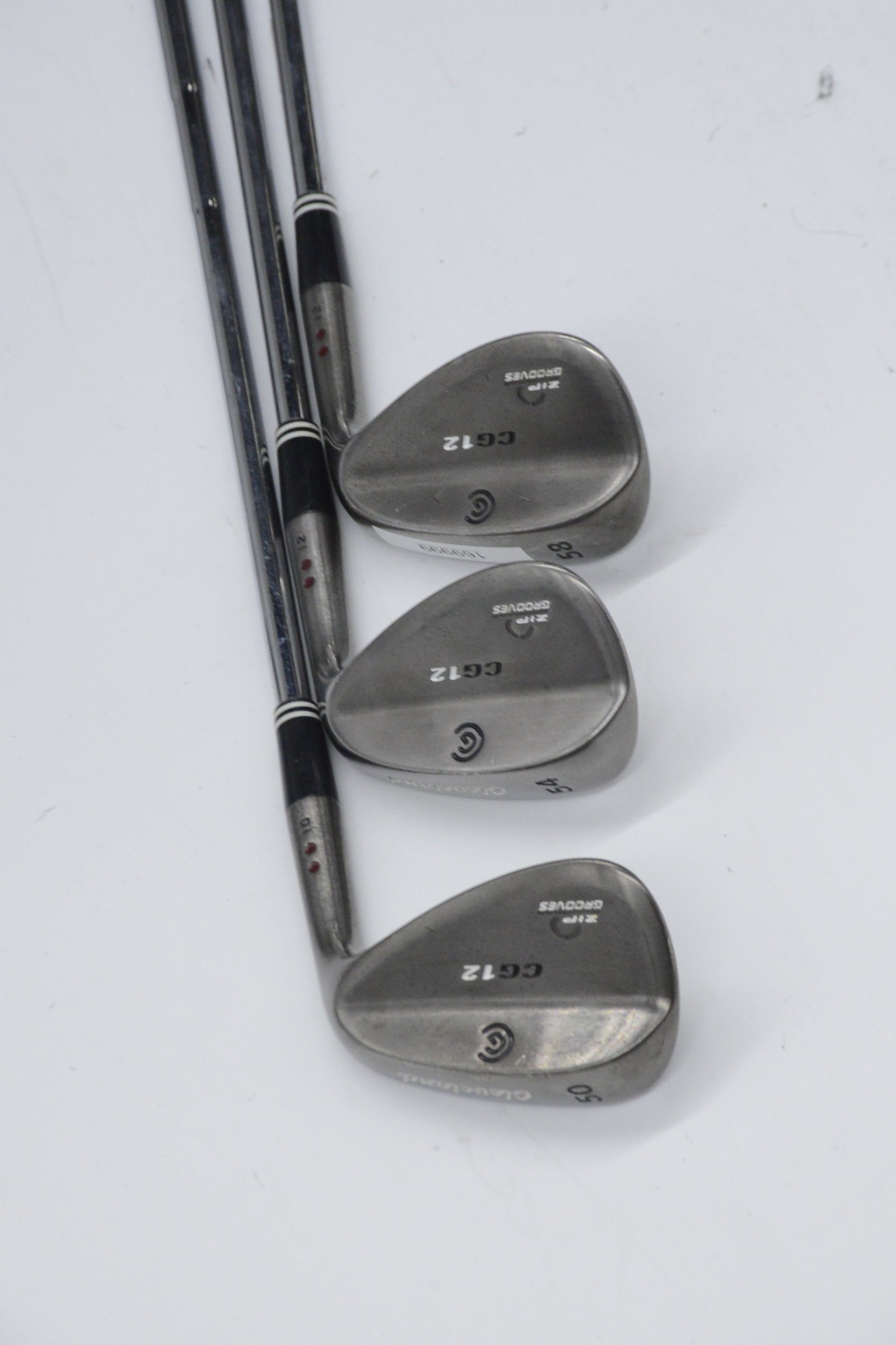 Cleveland CG12 Black Pearl 50, 54, 58 Degree Wedge Set Wedge Flex