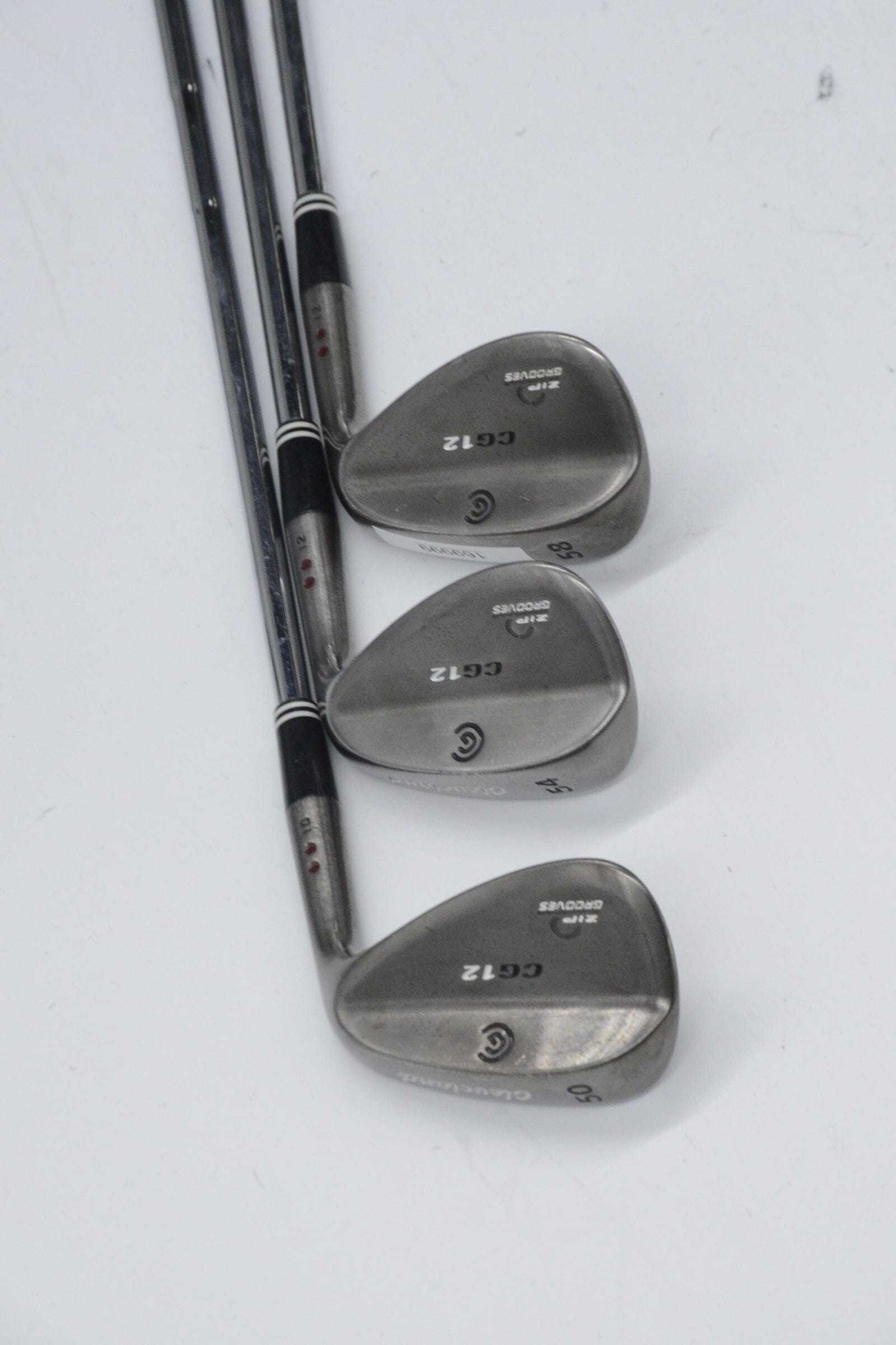 Cleveland CG12 Black Pearl 50, 54, 58 Degree Wedge Set Wedge Flex Golf Clubs GolfRoots