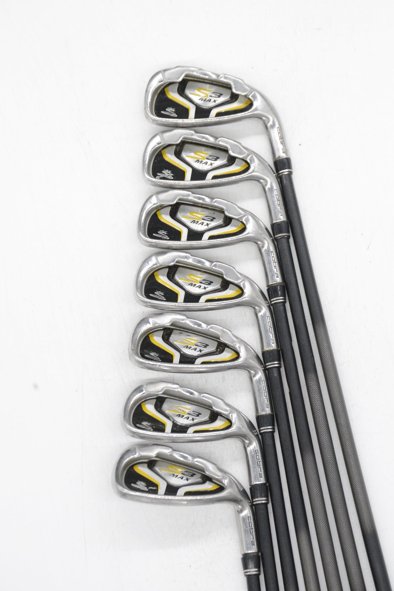 Cobra S3 Max 4-PW Iron Set S Flex -0.75" Golf Clubs GolfRoots