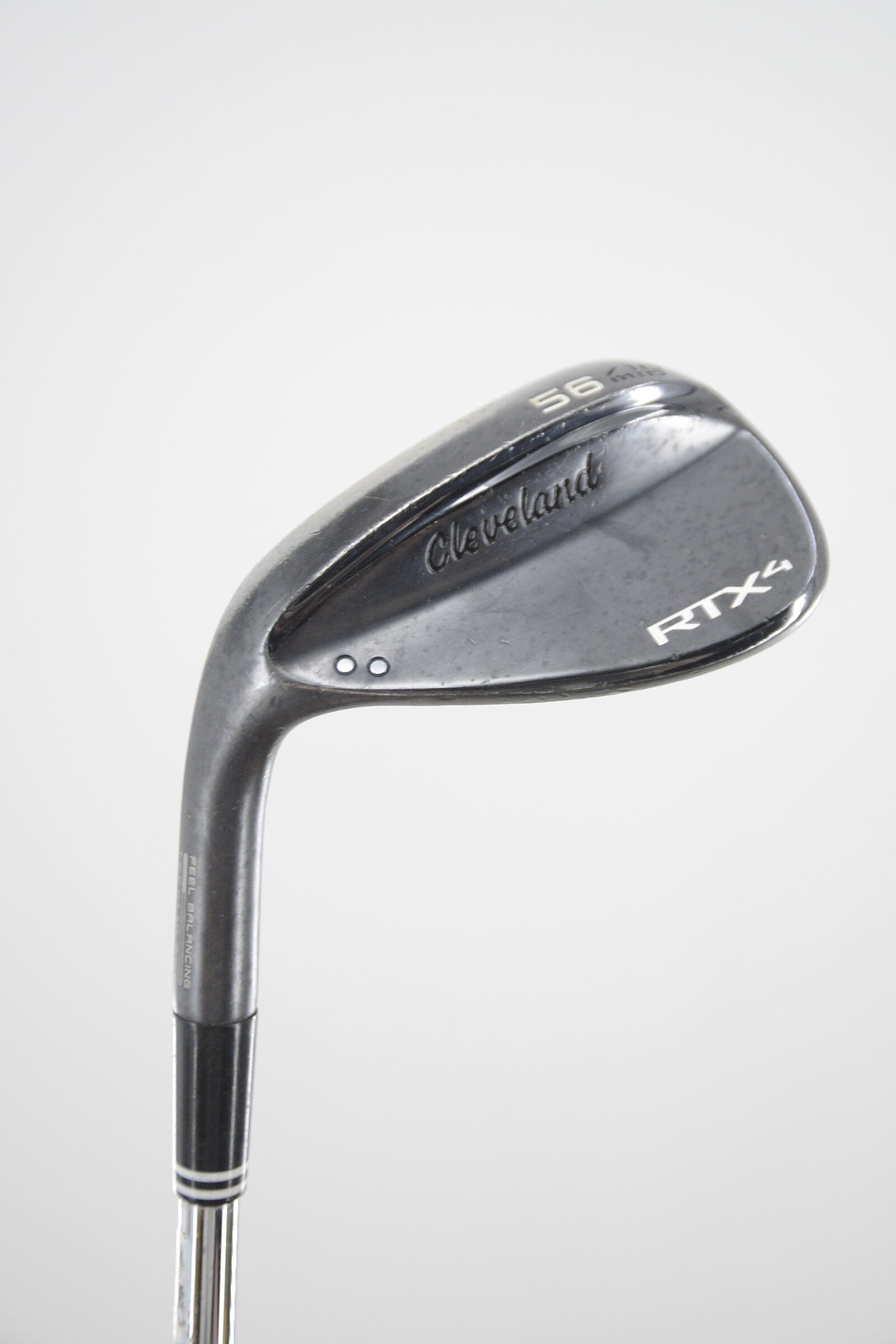 Lefty Cleveland RTX 4 Black Satin 56 Degree Wedge S Flex 35" Golf Clubs GolfRoots