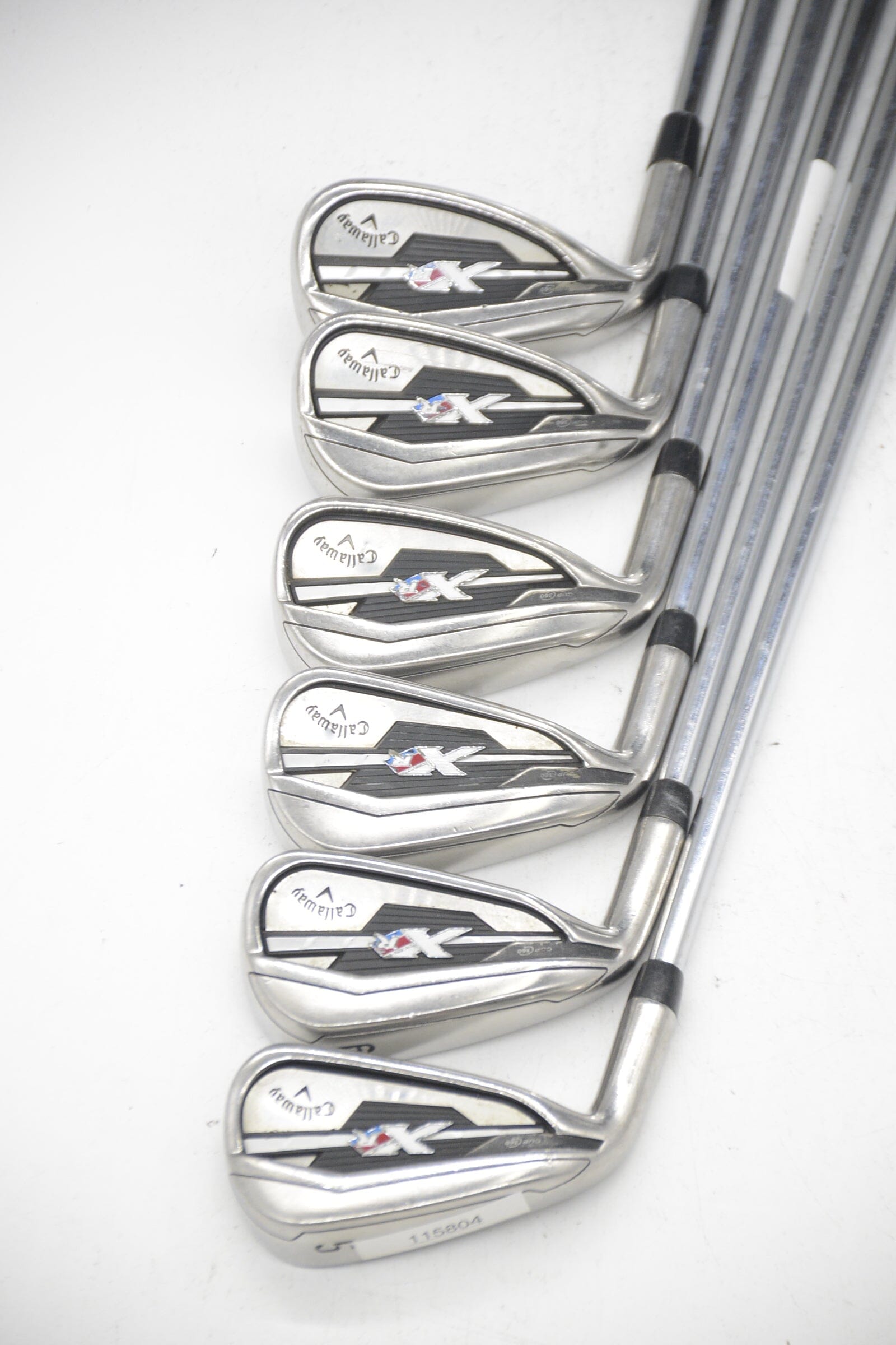 Lefty Callaway XR 5-PW Iron Set S Flex +0.5" Golf Clubs GolfRoots