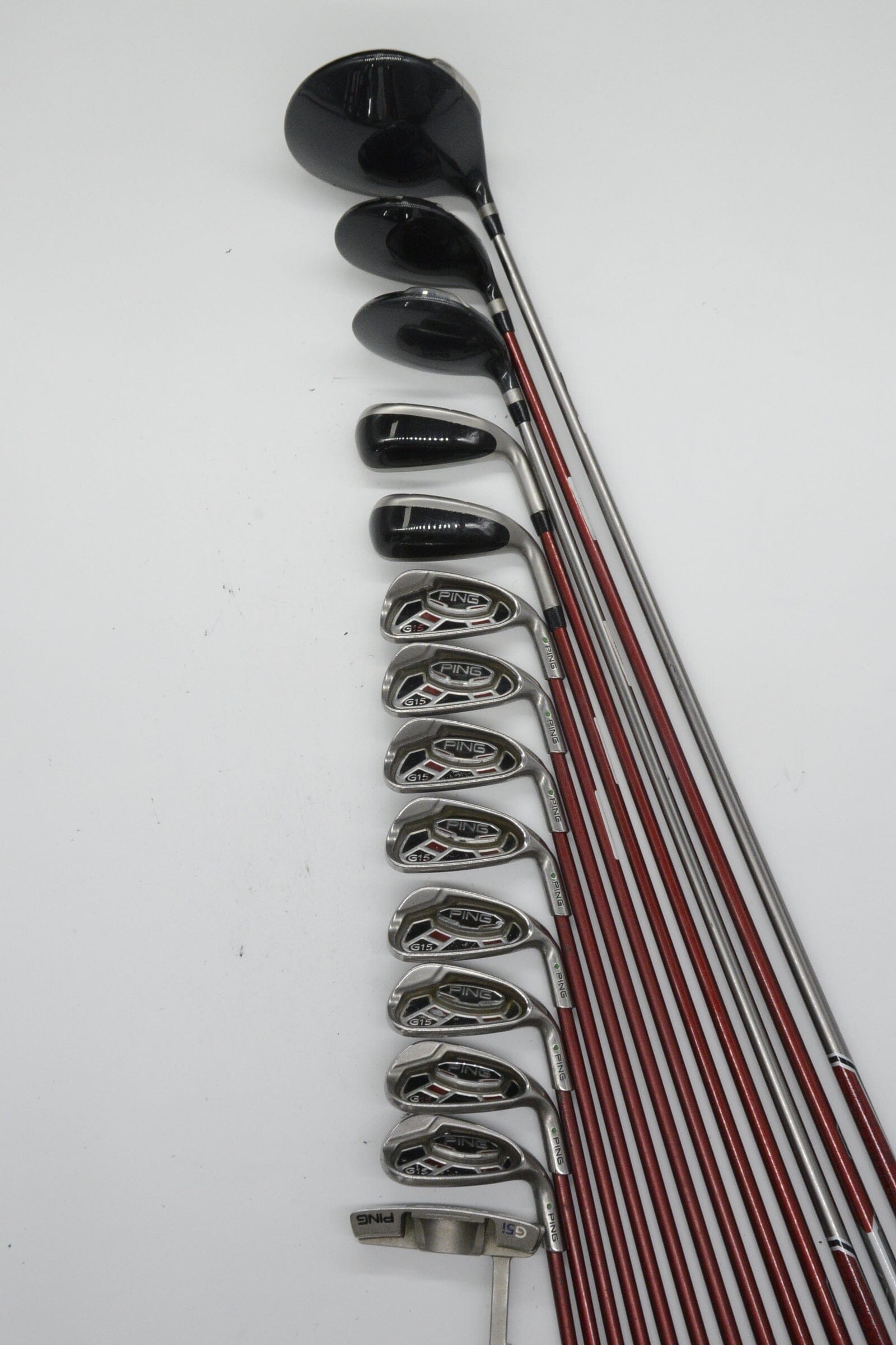 Ping G15 Mixed Full Set SR Flex -0.25" Golf Clubs GolfRoots