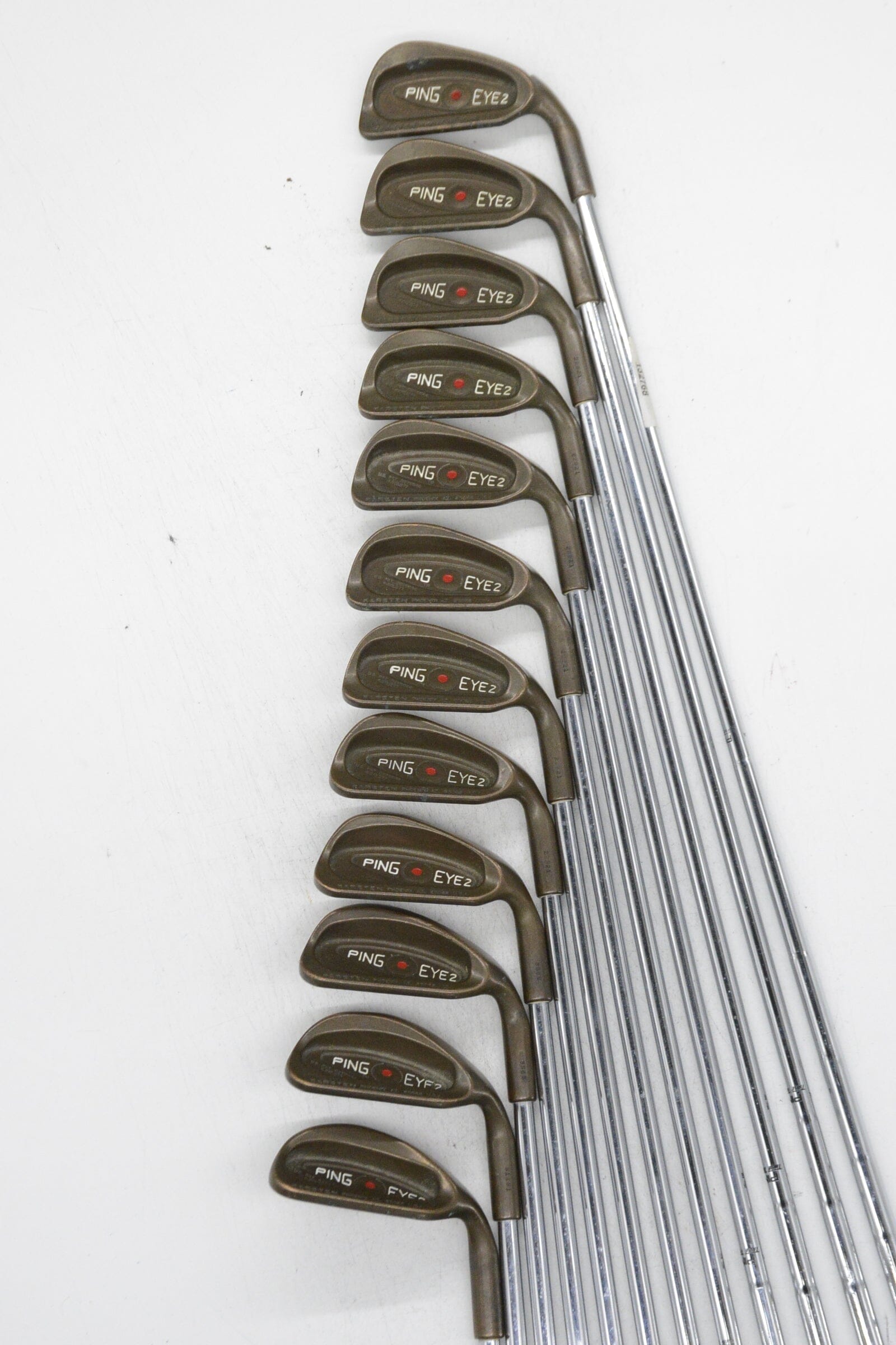 Ping Eye 2 Beryllium Copper 1-PW, SW-LW Iron Set R Flex Std Length Golf Clubs GolfRoots