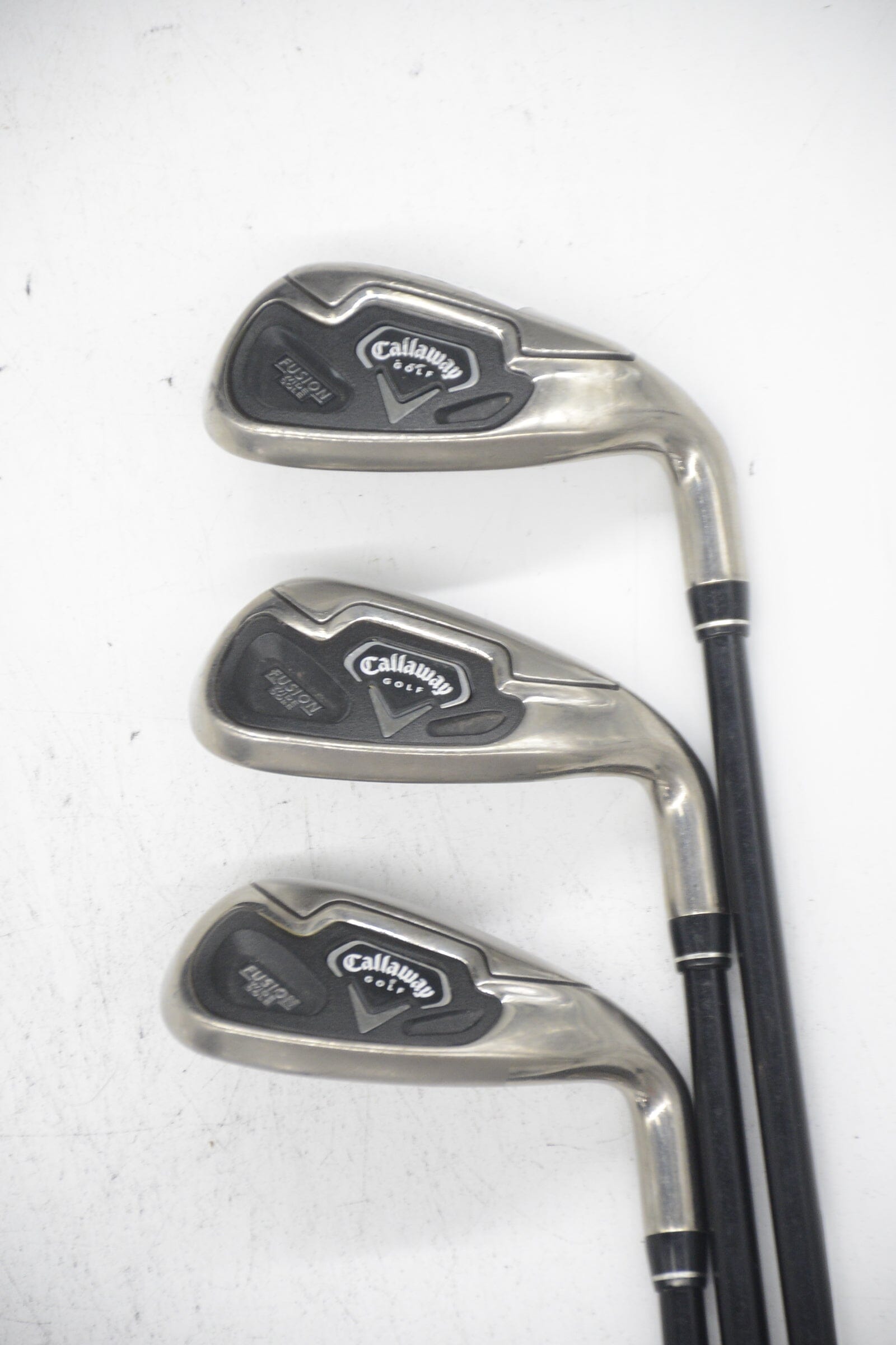 Women's Callaway Fusion Wide Sole PW, AW, SW Wedge Set W Flex Golf Clubs GolfRoots