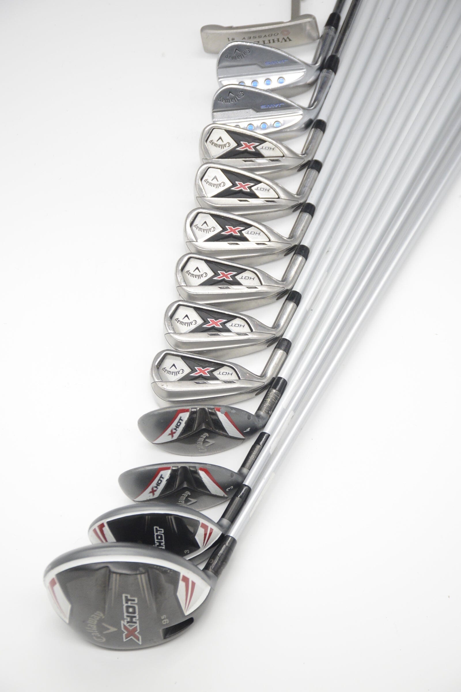 Lefty Callaway X Hot Mixed Full Set R Flex Std Length Golf Clubs GolfRoots