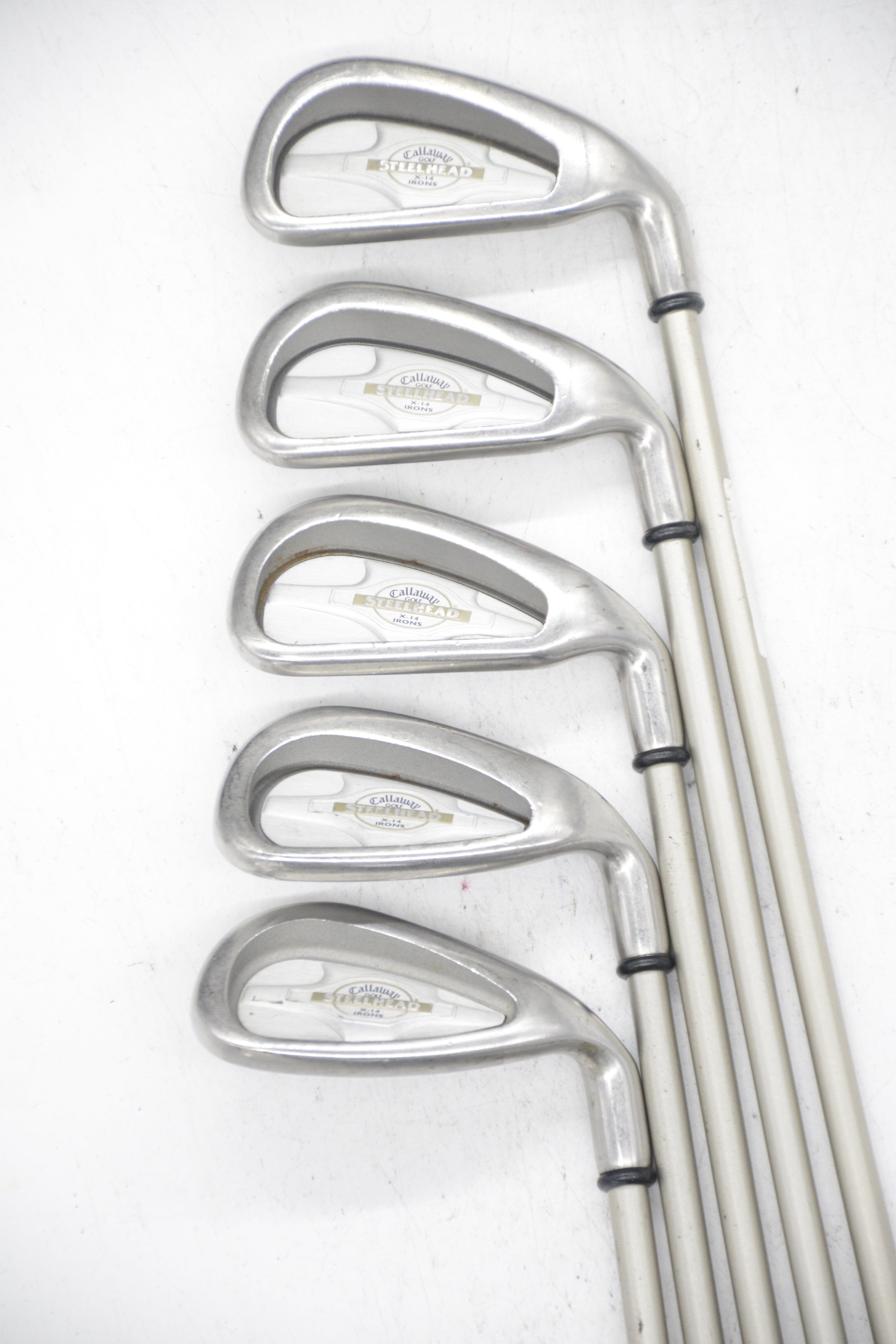 Women's Callaway Steelhead X-14 5-7, 9, PW Iron Set W Flex -0.5 Golf Clubs GolfRoots