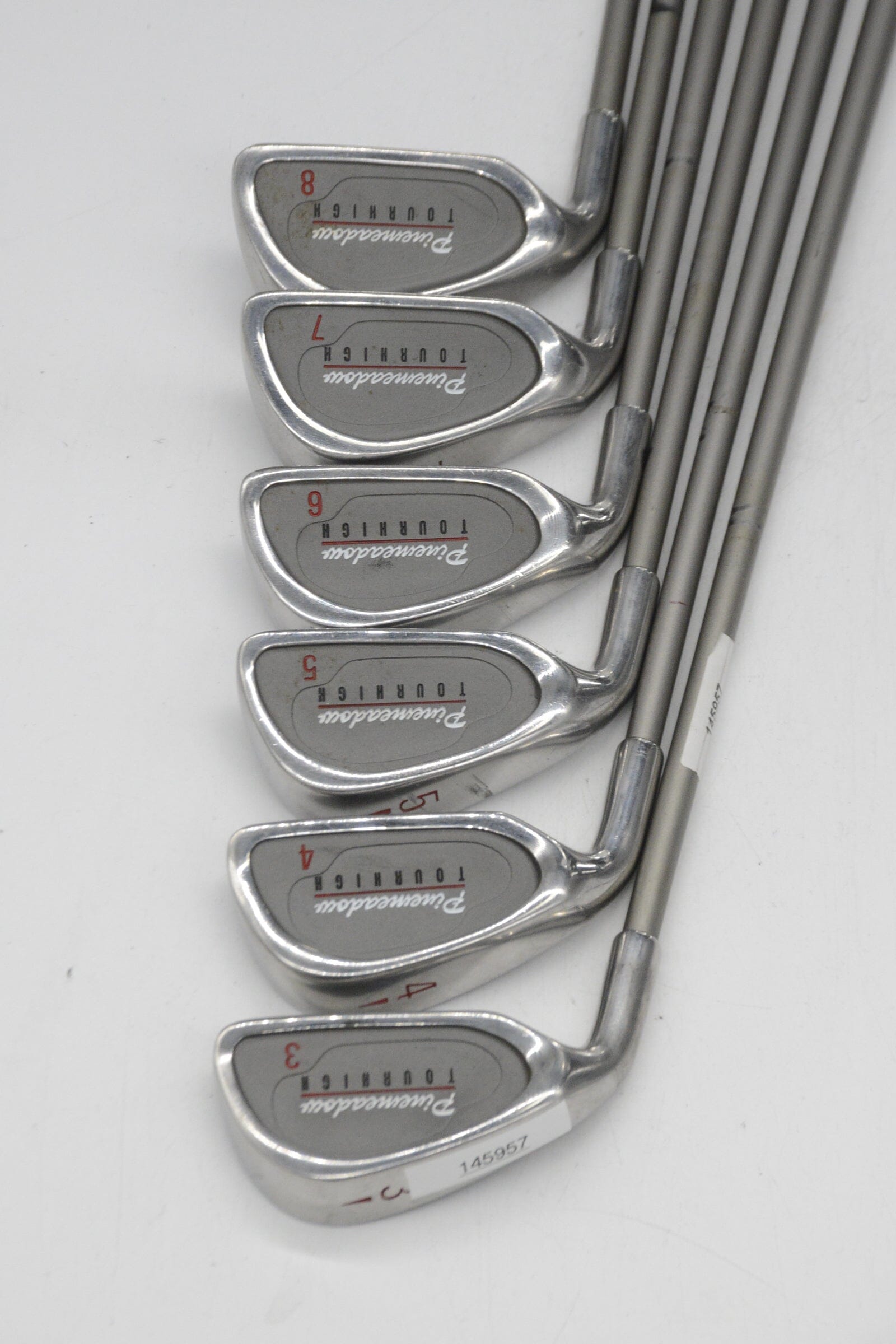 Lefty Pinemeadow Tour High 3-8 Iron Set S Flex -0.75" Golf Clubs GolfRoots