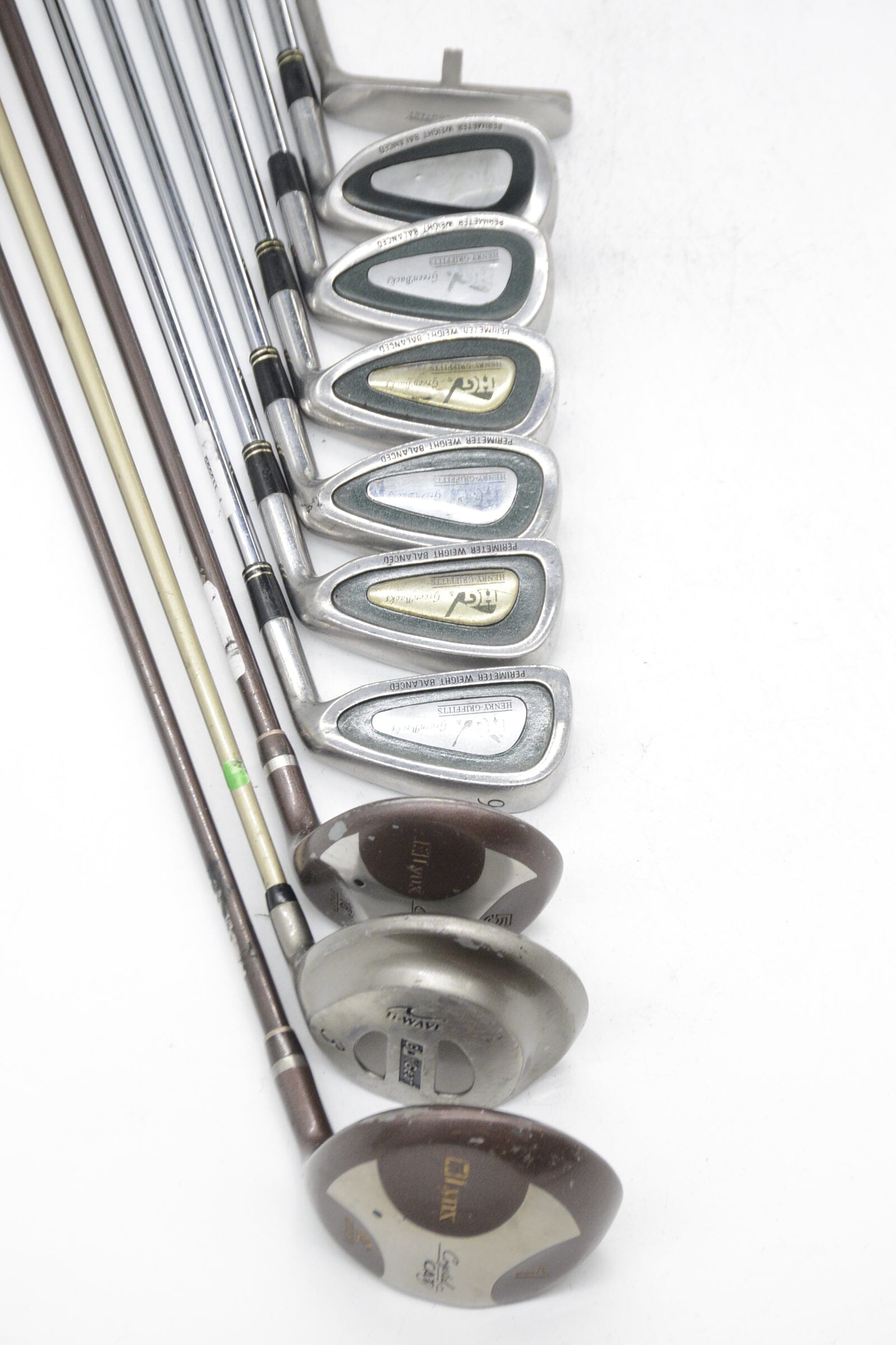 Women's Henry-Griffitts GreenBacks (No 9 iron) Mixed Full Set W Flex +0.5" Golf Clubs GolfRoots