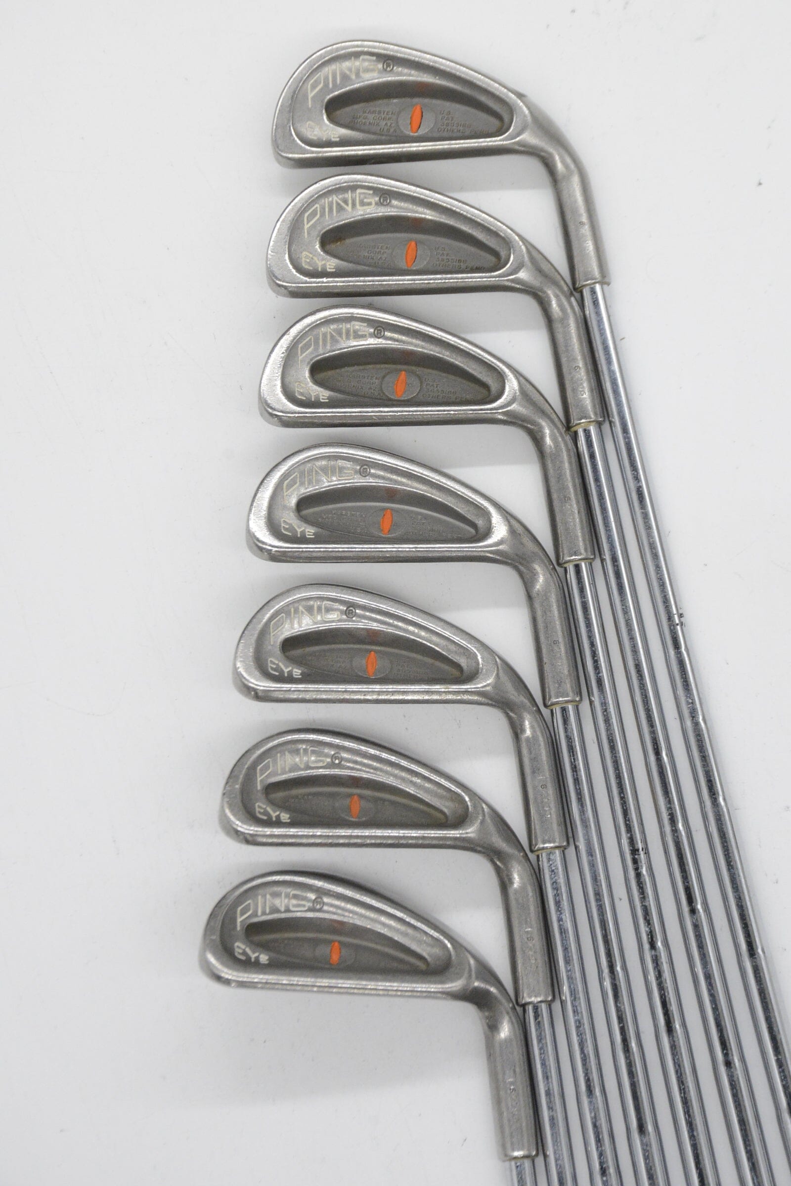 Ping Eye 4-PW Iron Set S Flex -0.75" Golf Clubs GolfRoots