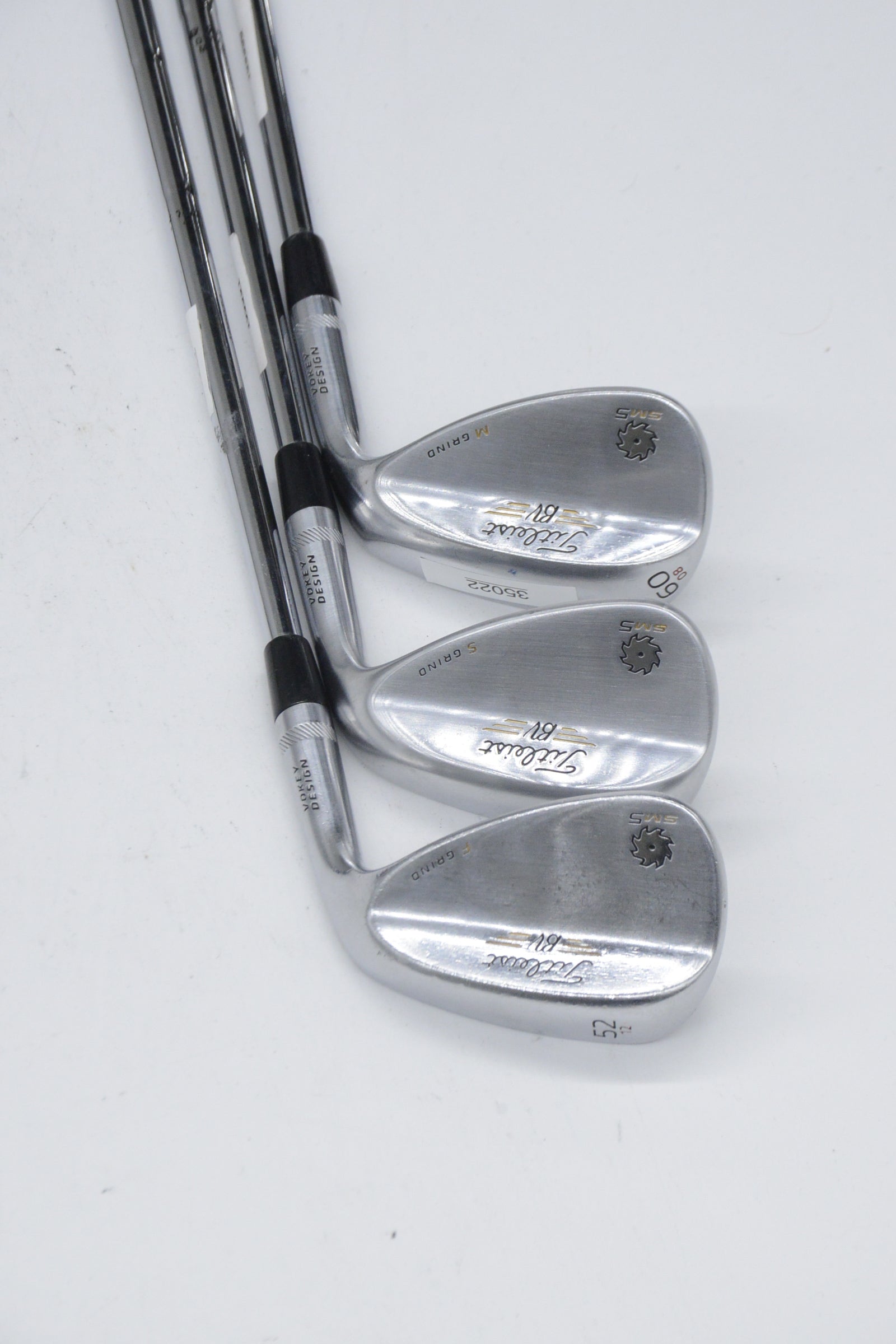 Titleist Vokey SM5 Tour Chrome 52, 56, 60 Degree Wedge Set Wedge Flex