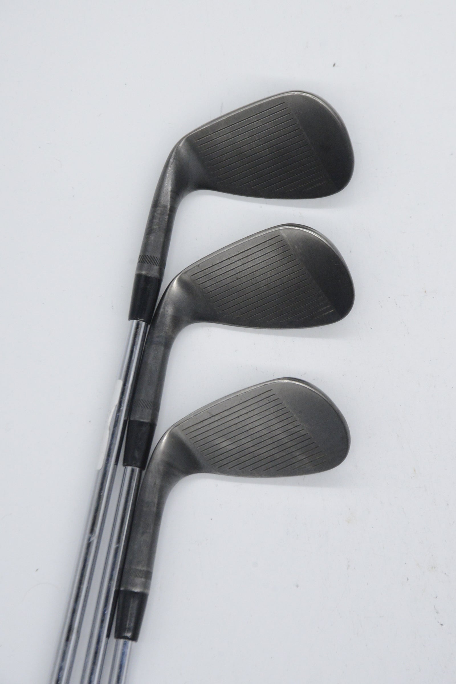 Titleist Vokey SM10 Jet Black 50, 54, 58 Degree Wedge Set S Flex