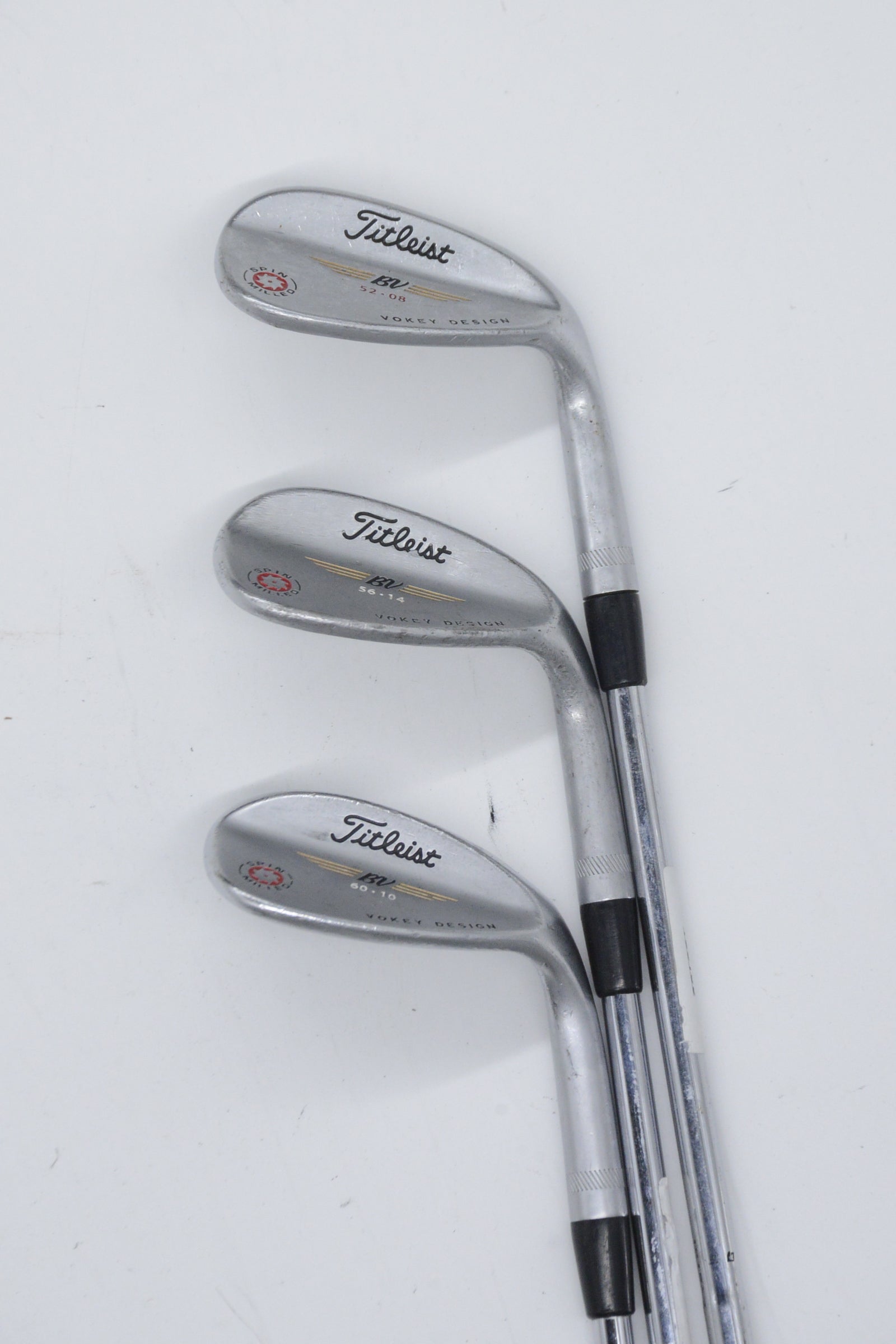 Titleist Vokey Spin Milled 52, 56, 60 Degree Wedge Set Wedge Flex