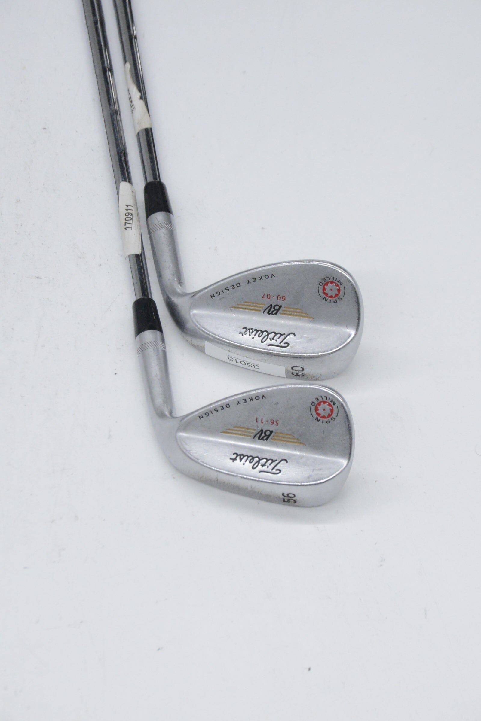 Titleist Vokey Spin Milled 56 & 60 Degree Wedge Set S Flex