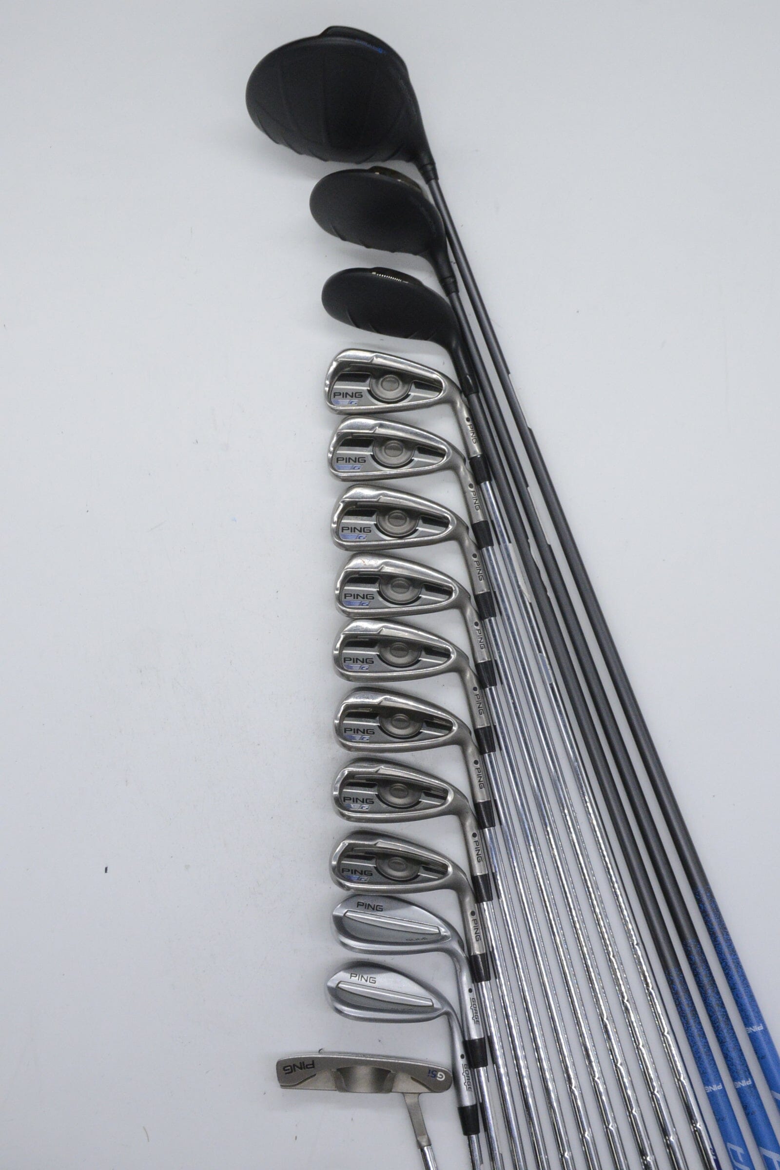 Ping G Mixed Full Set R Flex +0.25" Golf Clubs GolfRoots