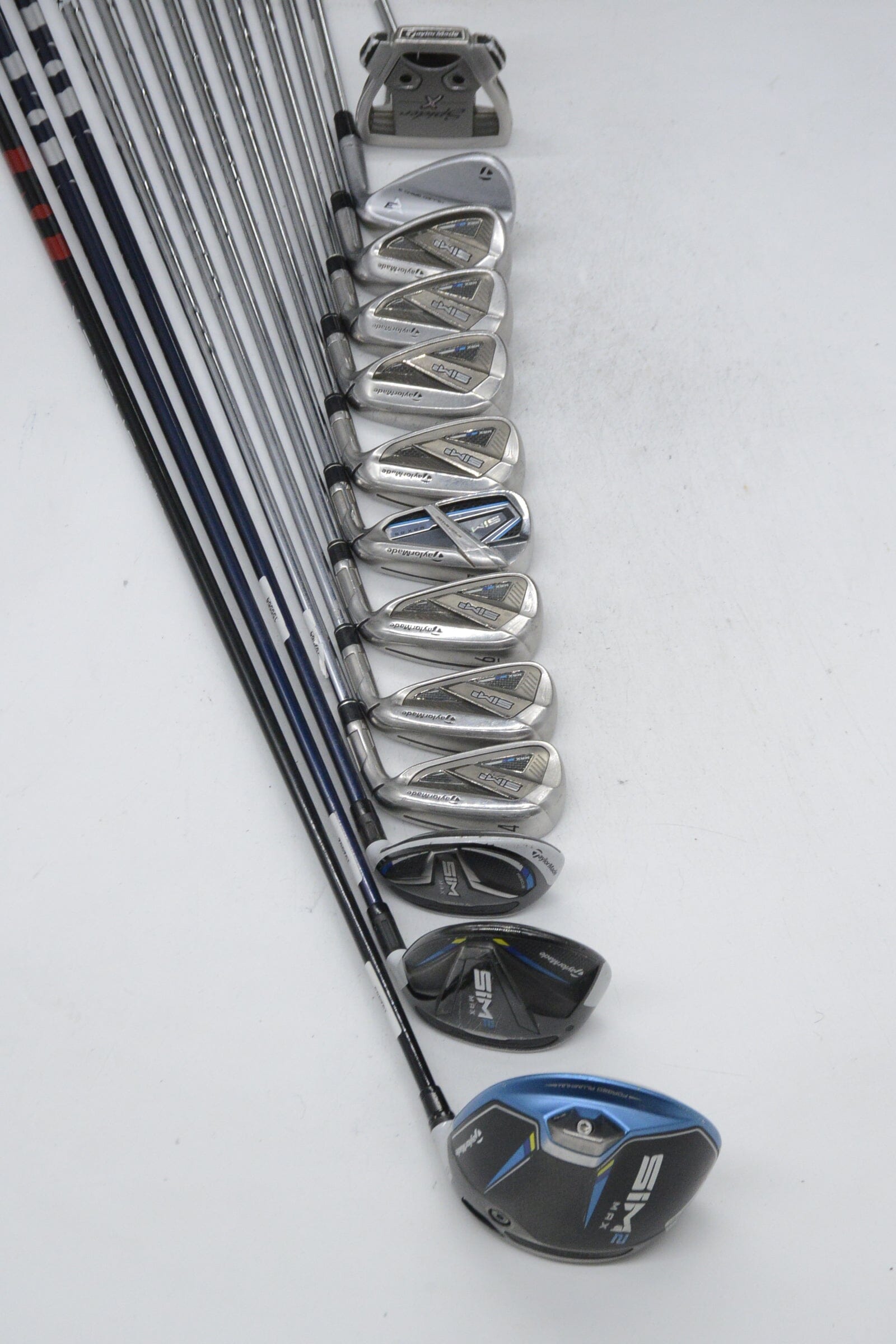 TaylorMade SIM2 Max Mixed Full Set R Flex Std Length Golf Clubs GolfRoots