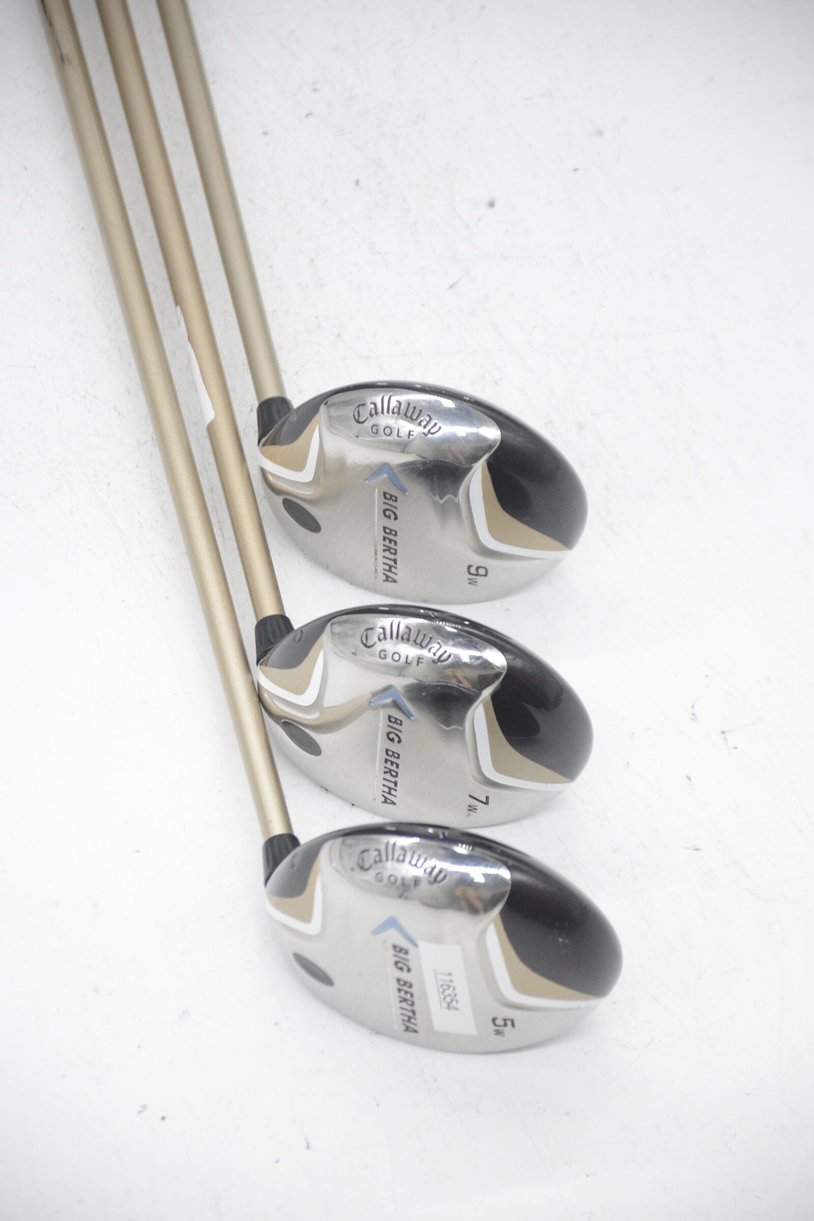 Women's Callaway Big Bertha 2008 5W, 7W, 9W Wood Set W Flex Golf Clubs GolfRoots