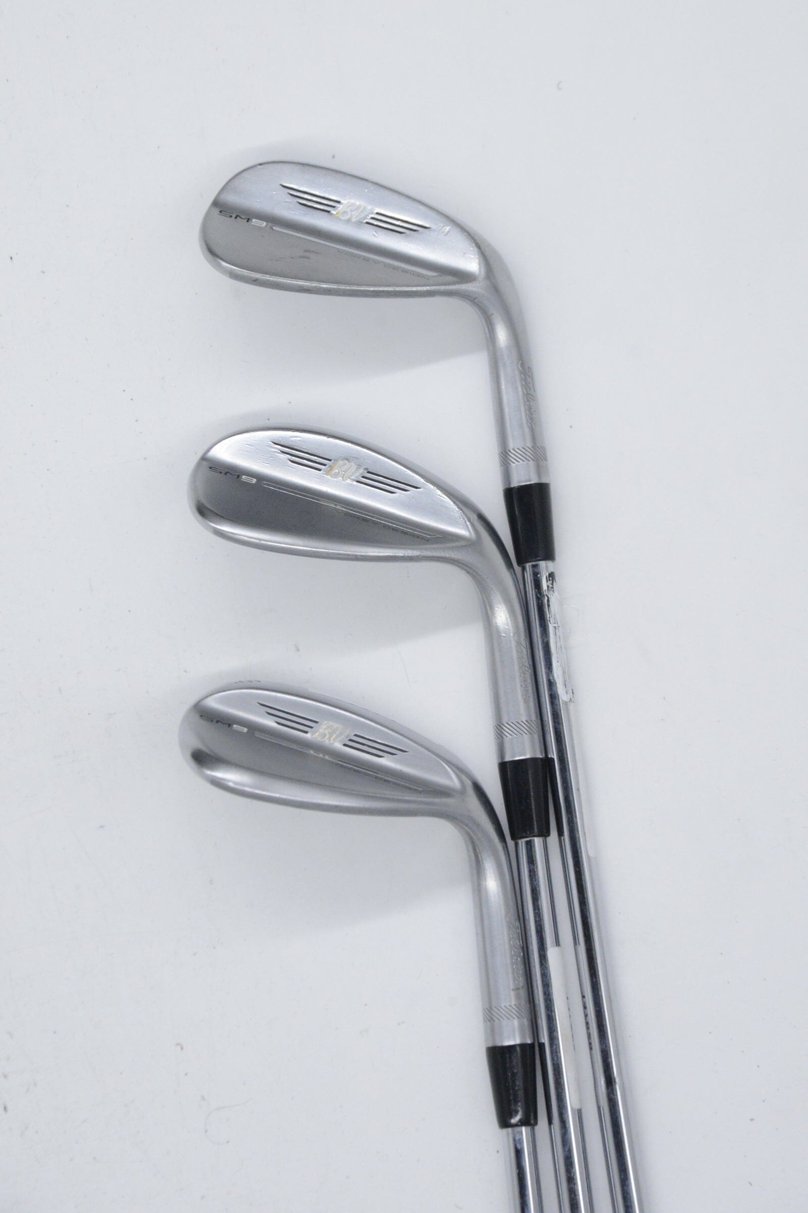 Titleist Vokey SM9 Tour Chrome 50, 54, 58 Degree Wedge Set Wedge Flex Golf Clubs GolfRoots