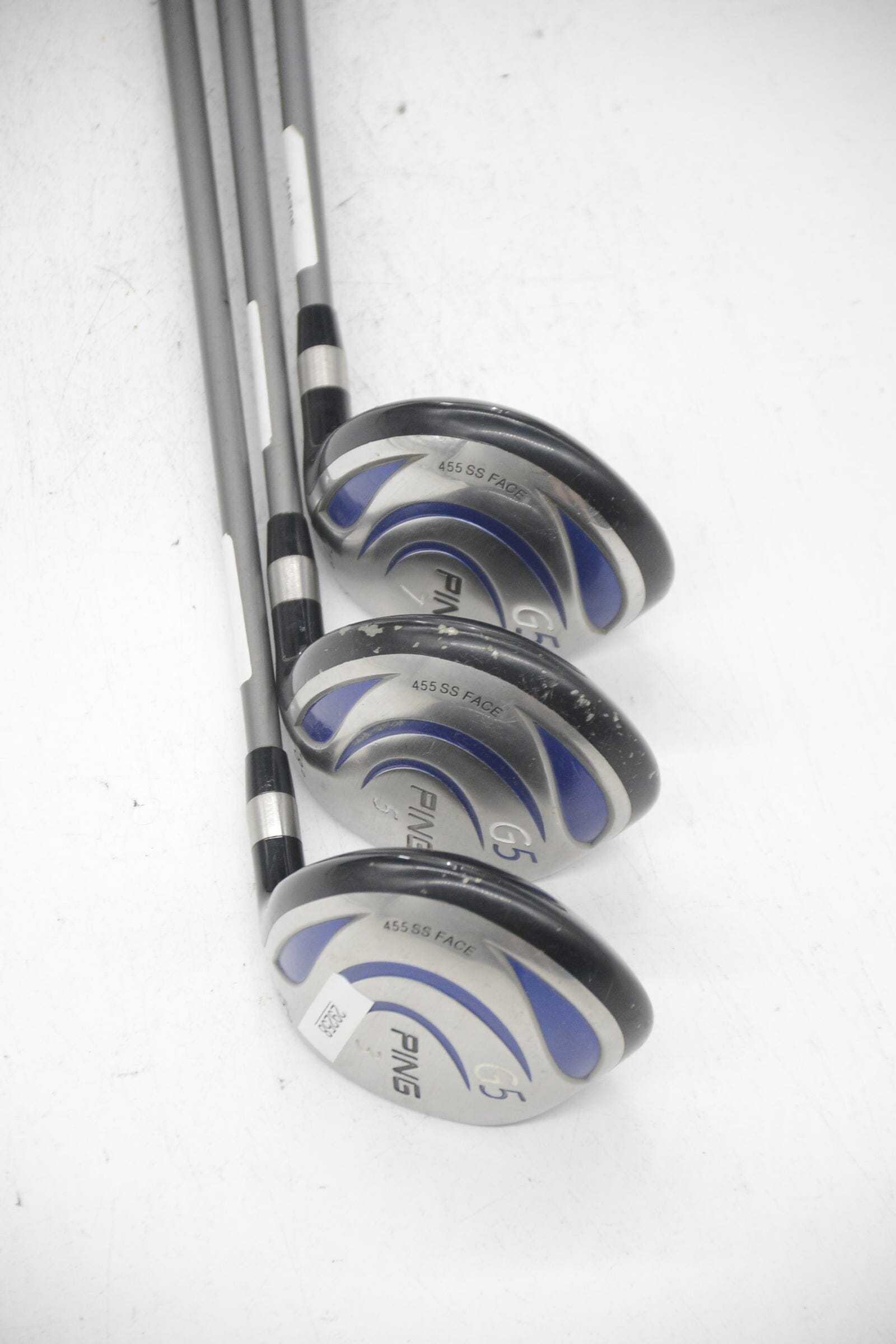 Ping G5 3W, 5W, 7W Wood Set R Flex Golf Clubs GolfRoots