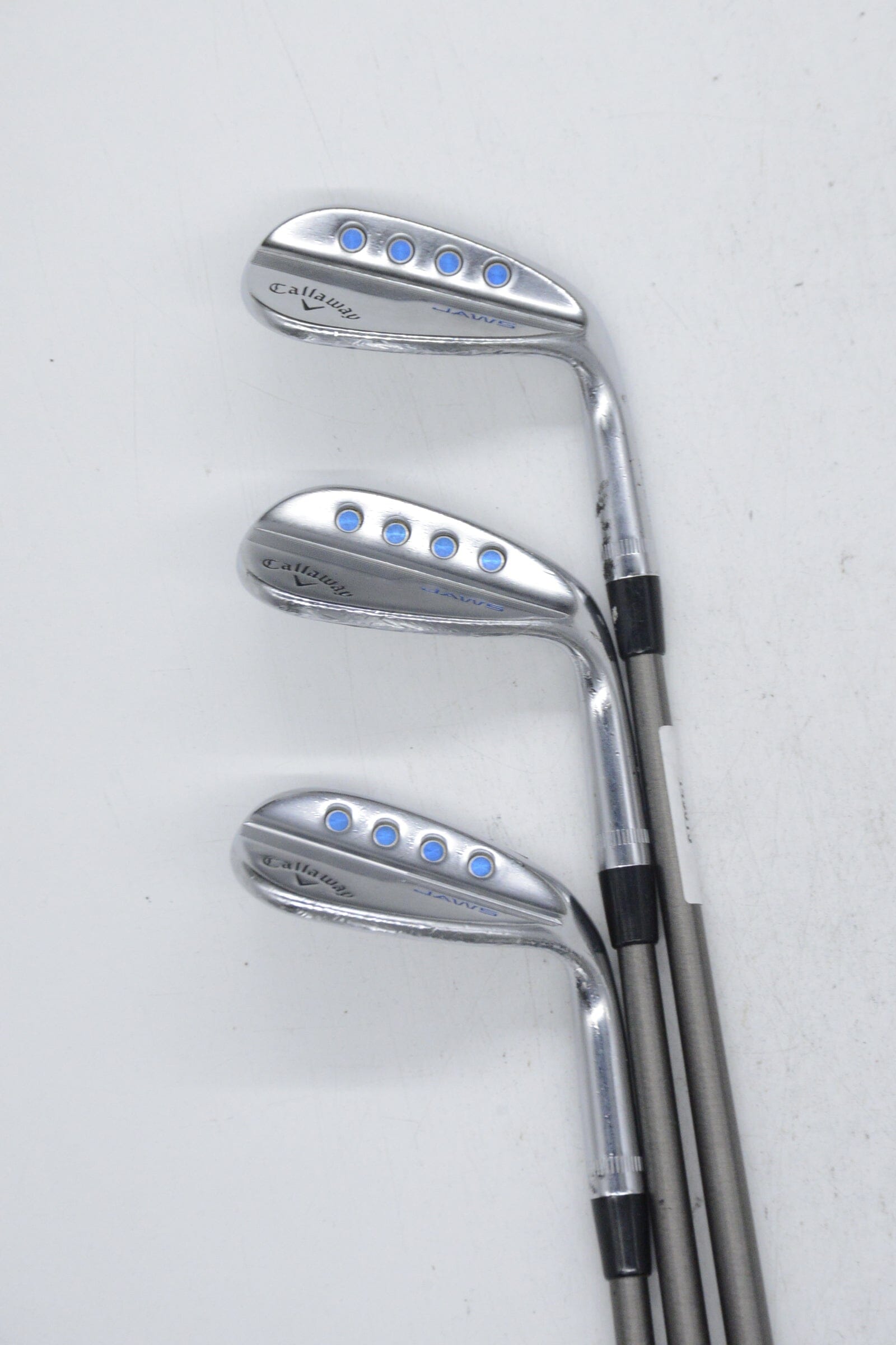 Callaway Jaws MD5 Chrome 52, 56, 60 Degree Wedge Set S Flex Golf Clubs GolfRoots