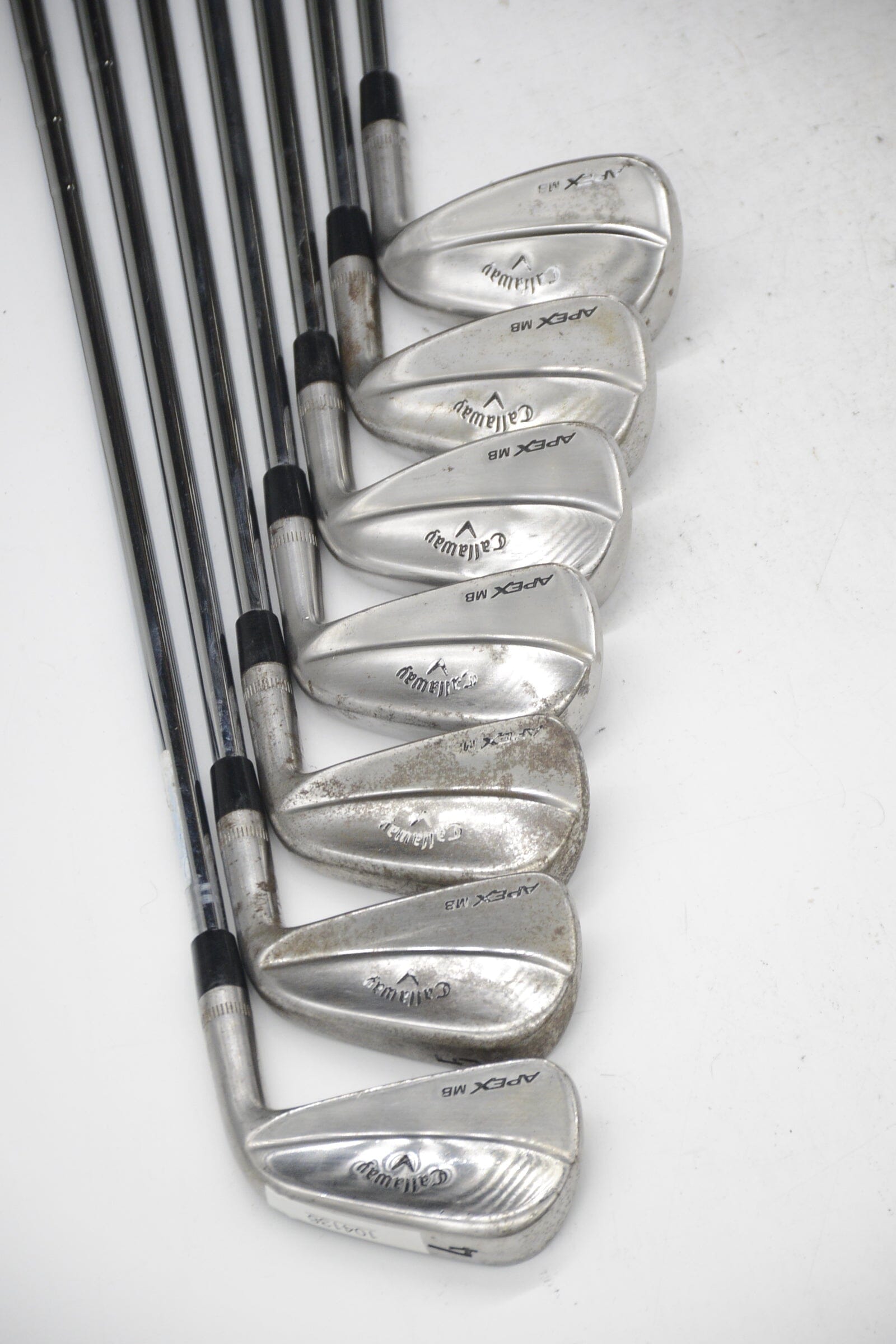 Callaway Apex MB 18 Raw 4-PW Iron Set S Flex +0.25" Golf Clubs GolfRoots