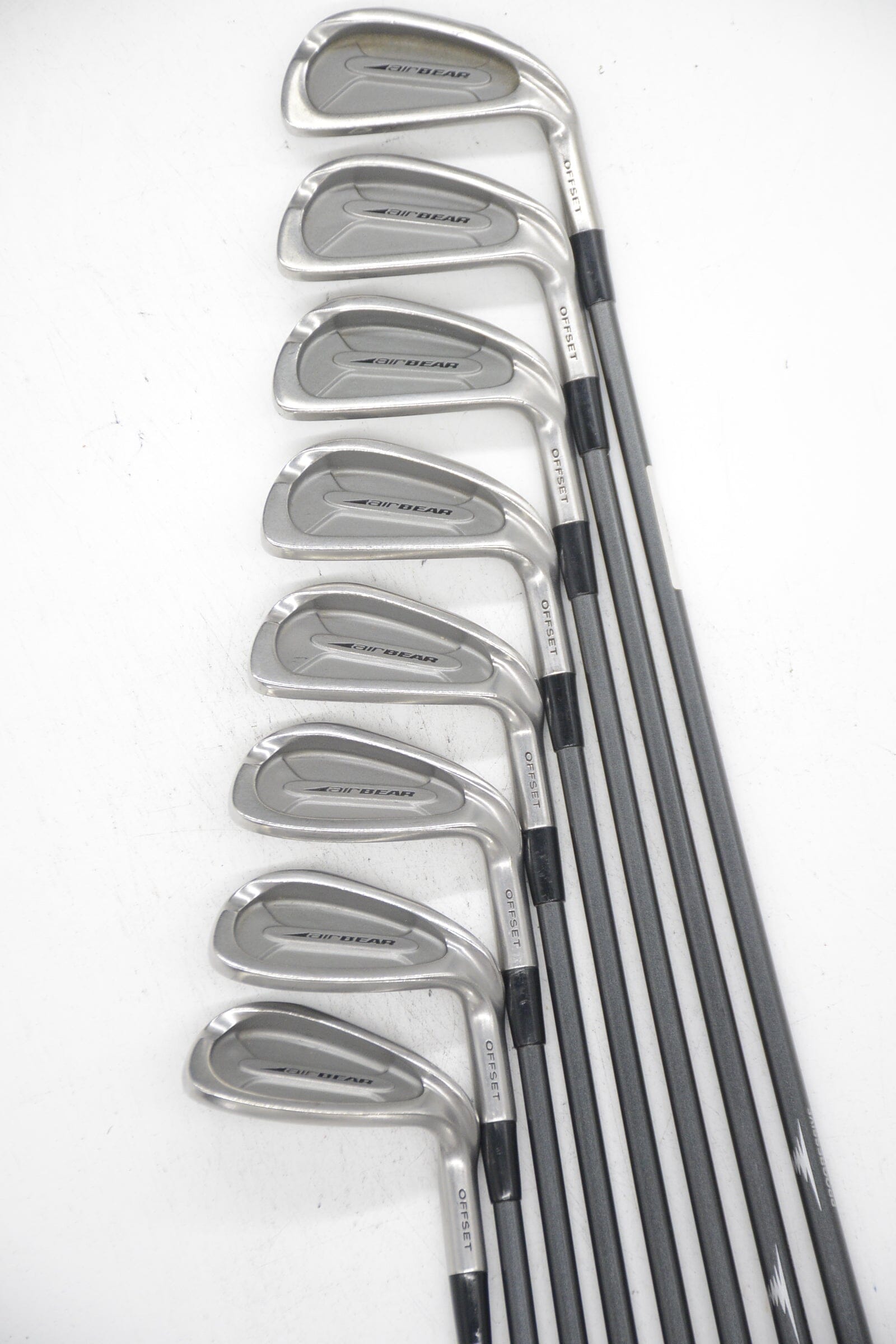 Nicklaus Air Bear Offset 3-PW Iron Set S Flex +1.25" Golf Clubs GolfRoots