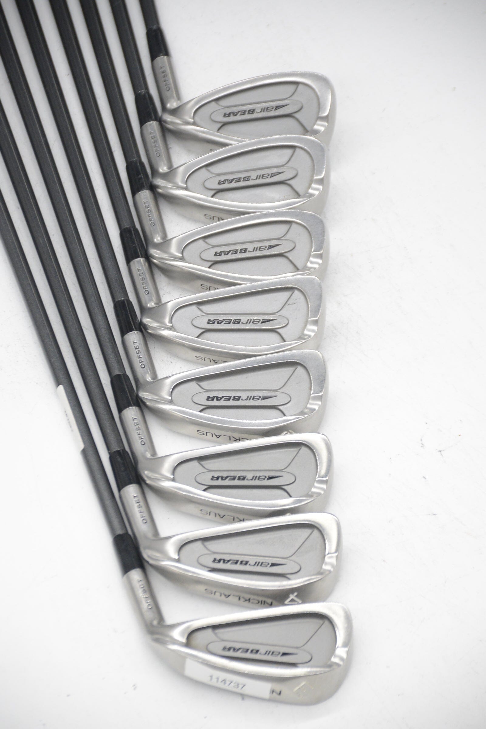Nicklaus Air Bear Offset 3-PW Iron Set S Flex +1.25" Golf Clubs GolfRoots