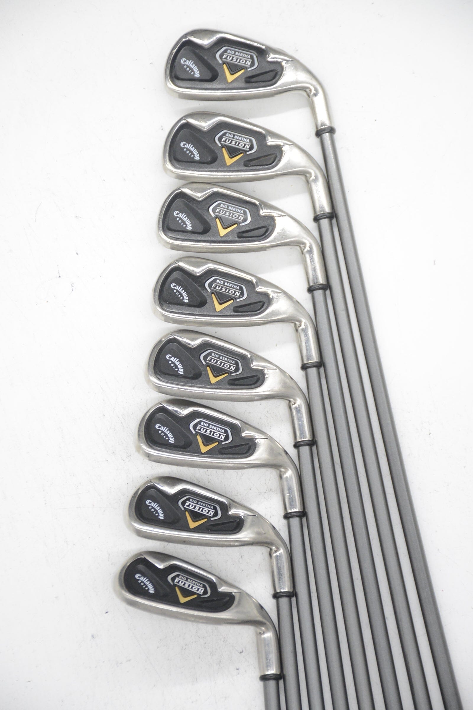 Callaway Big Bertha Fusion 4-SW Iron Set R Flex -0.75" Golf Clubs GolfRoots