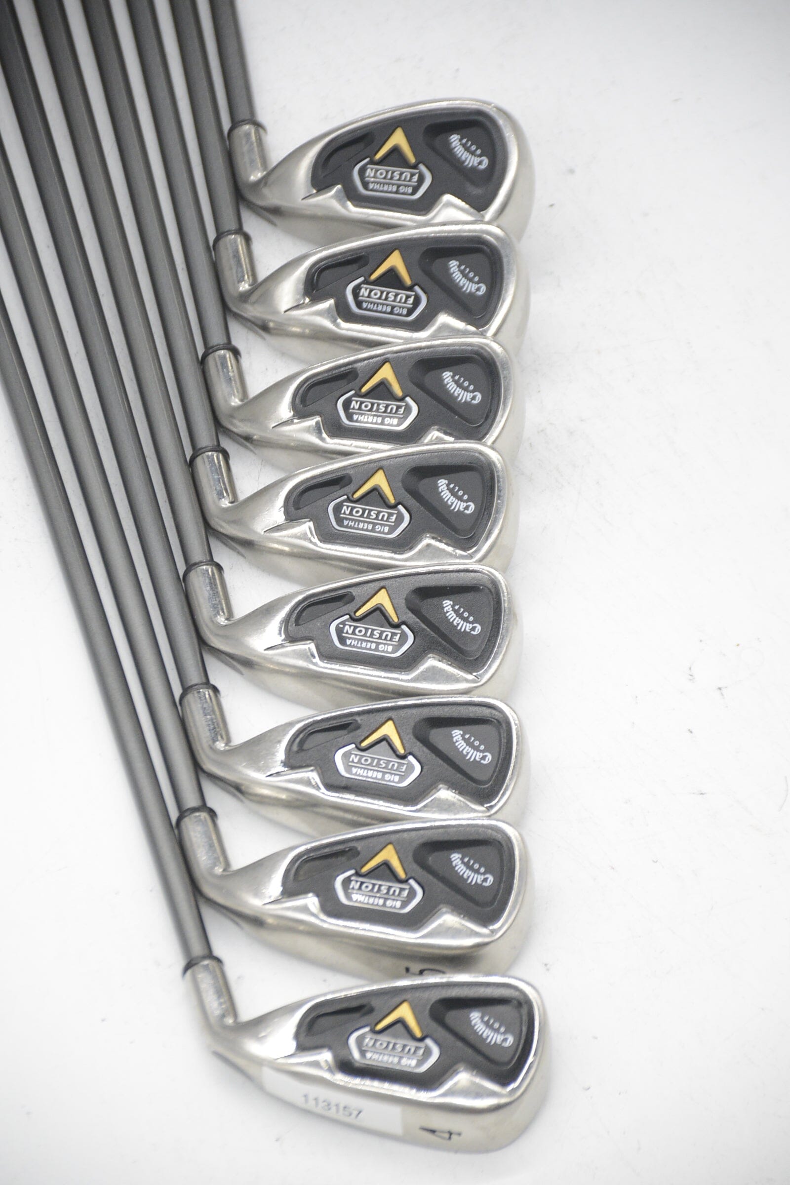 Callaway Big Bertha Fusion 4-SW Iron Set R Flex -0.75" Golf Clubs GolfRoots