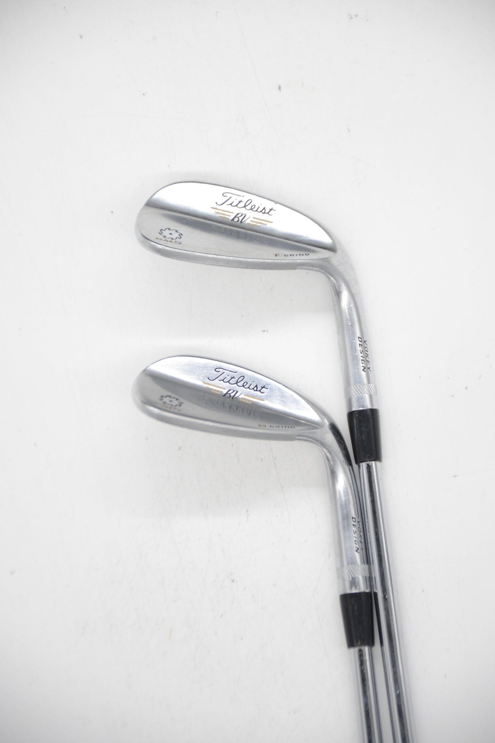 Titleist Vokey SM5 Tour Chrome 54 & 58 Degree Wedge Set S Flex Golf Clubs GolfRoots