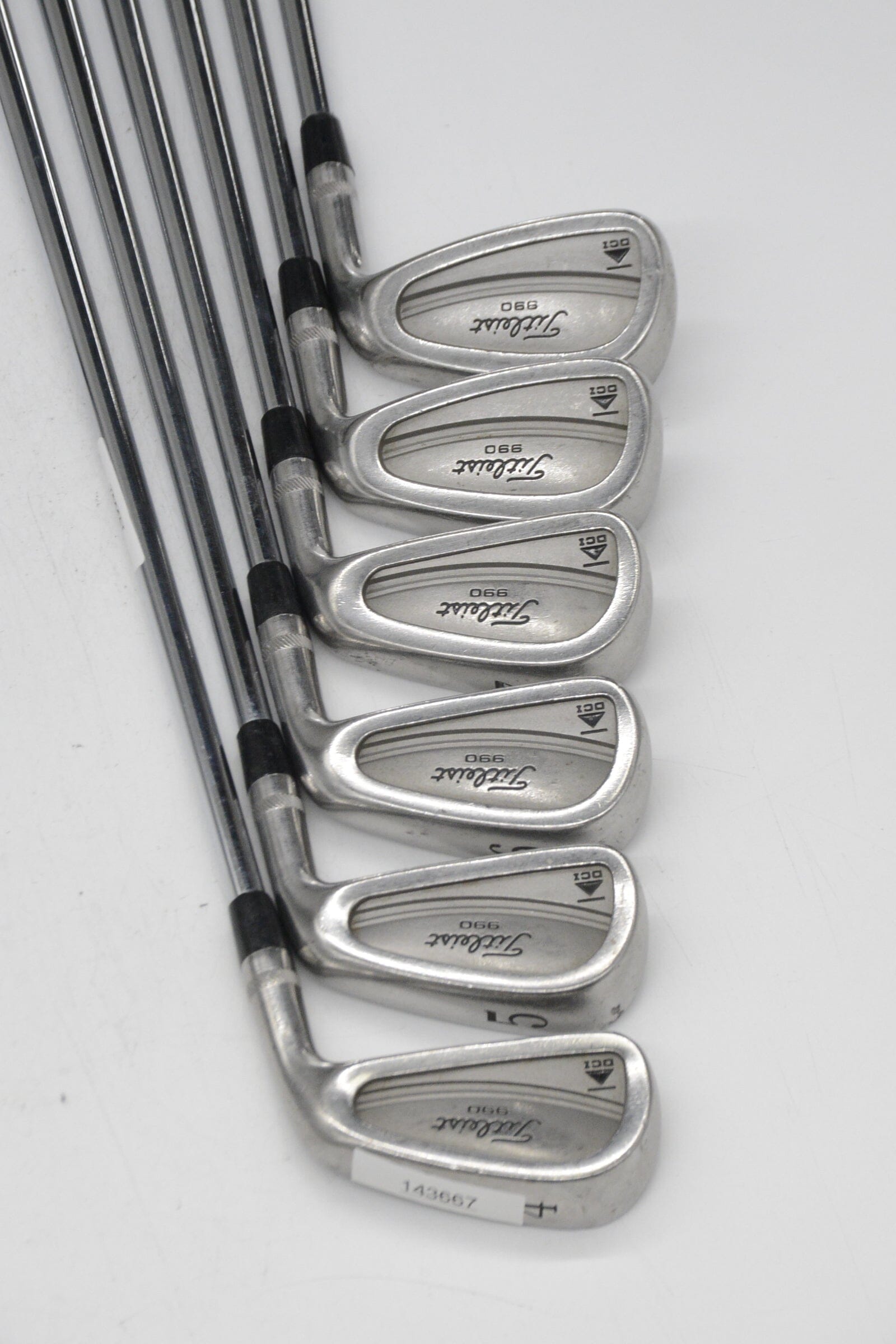 Titleist DCI 990 4-9 Iron Set S Flex +0.5" Golf Clubs GolfRoots