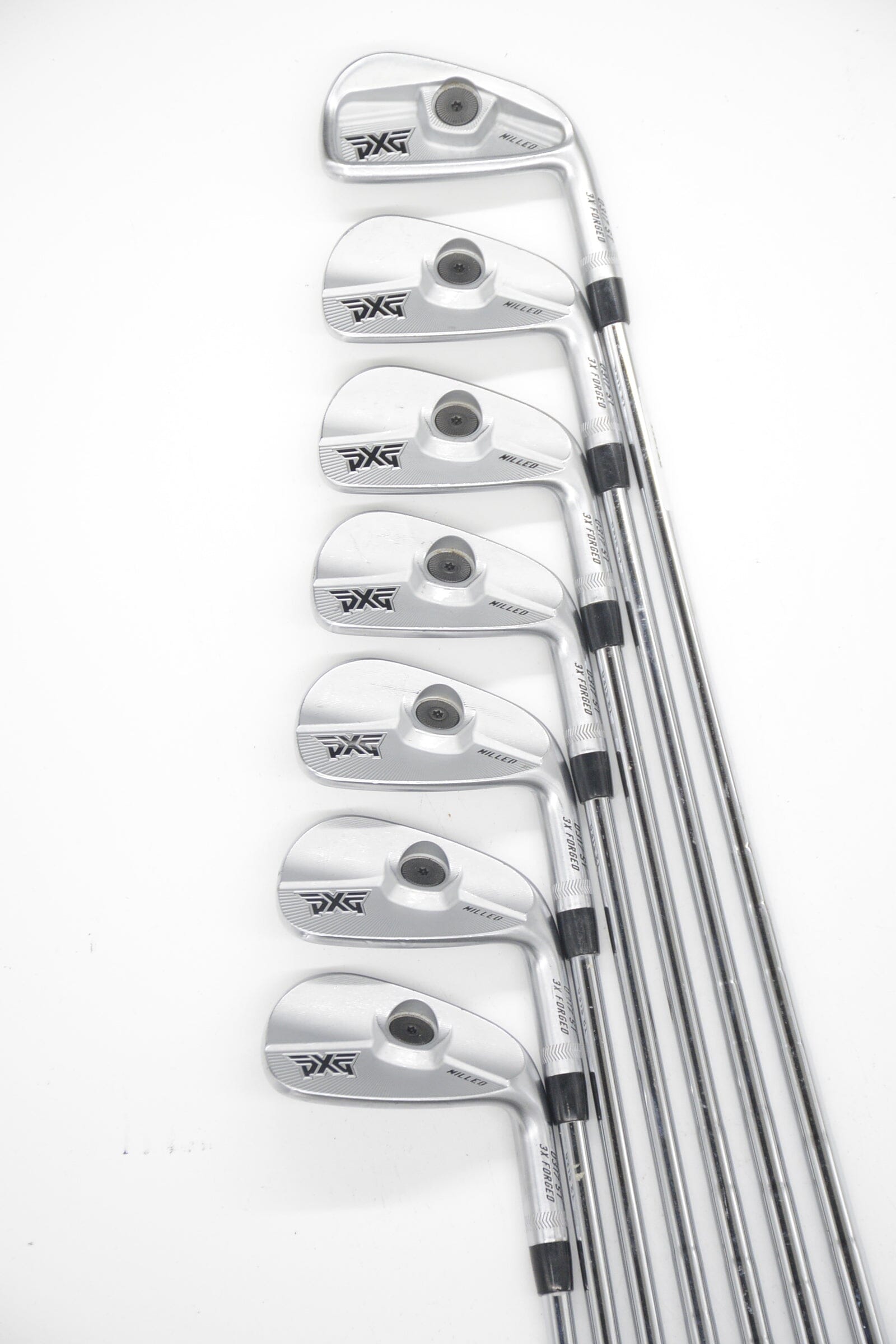 PXG 0317 ST Milled Chrome 4-PW Iron Set X Flex Std Length Golf Clubs GolfRoots
